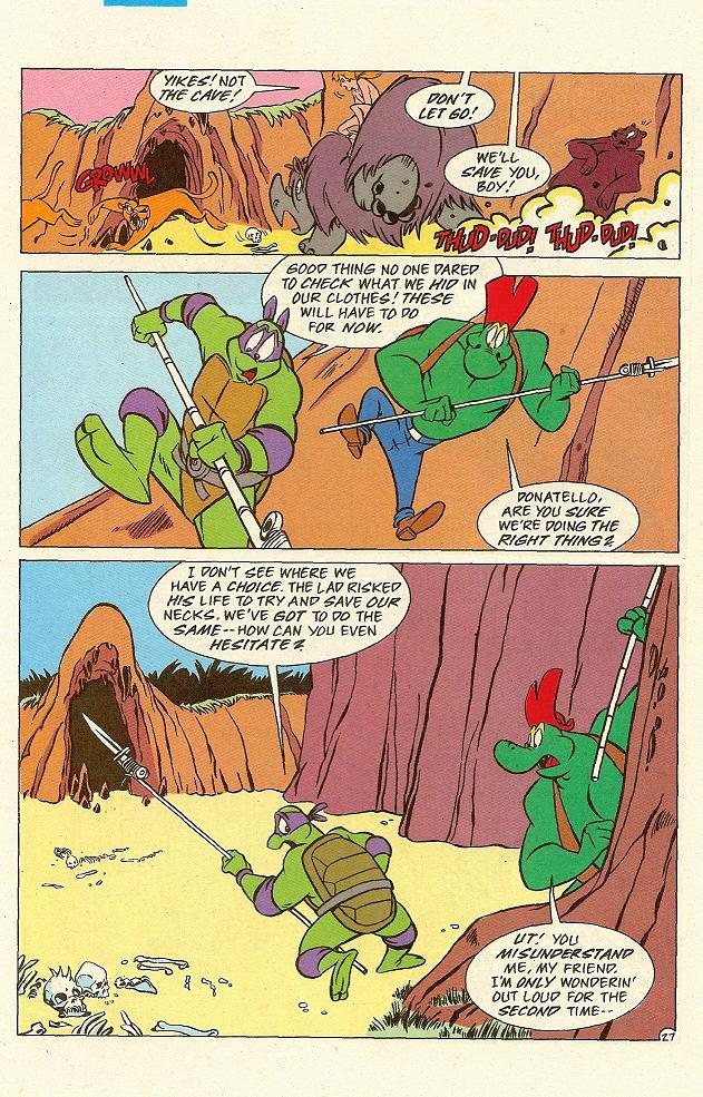Read online Teenage Mutant Ninja Turtles Presents: Donatello and Leatherhead comic -  Issue #1 - 28