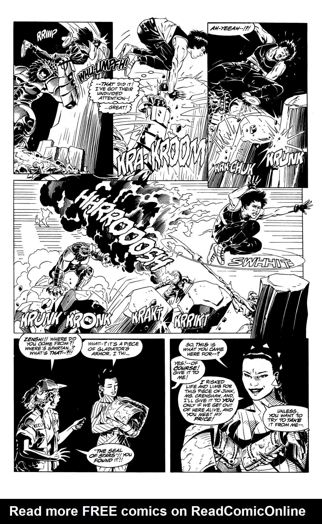 Read online Jackie Chan's Spartan X: Hell Bent Hero For Hire comic -  Issue #4 - 13