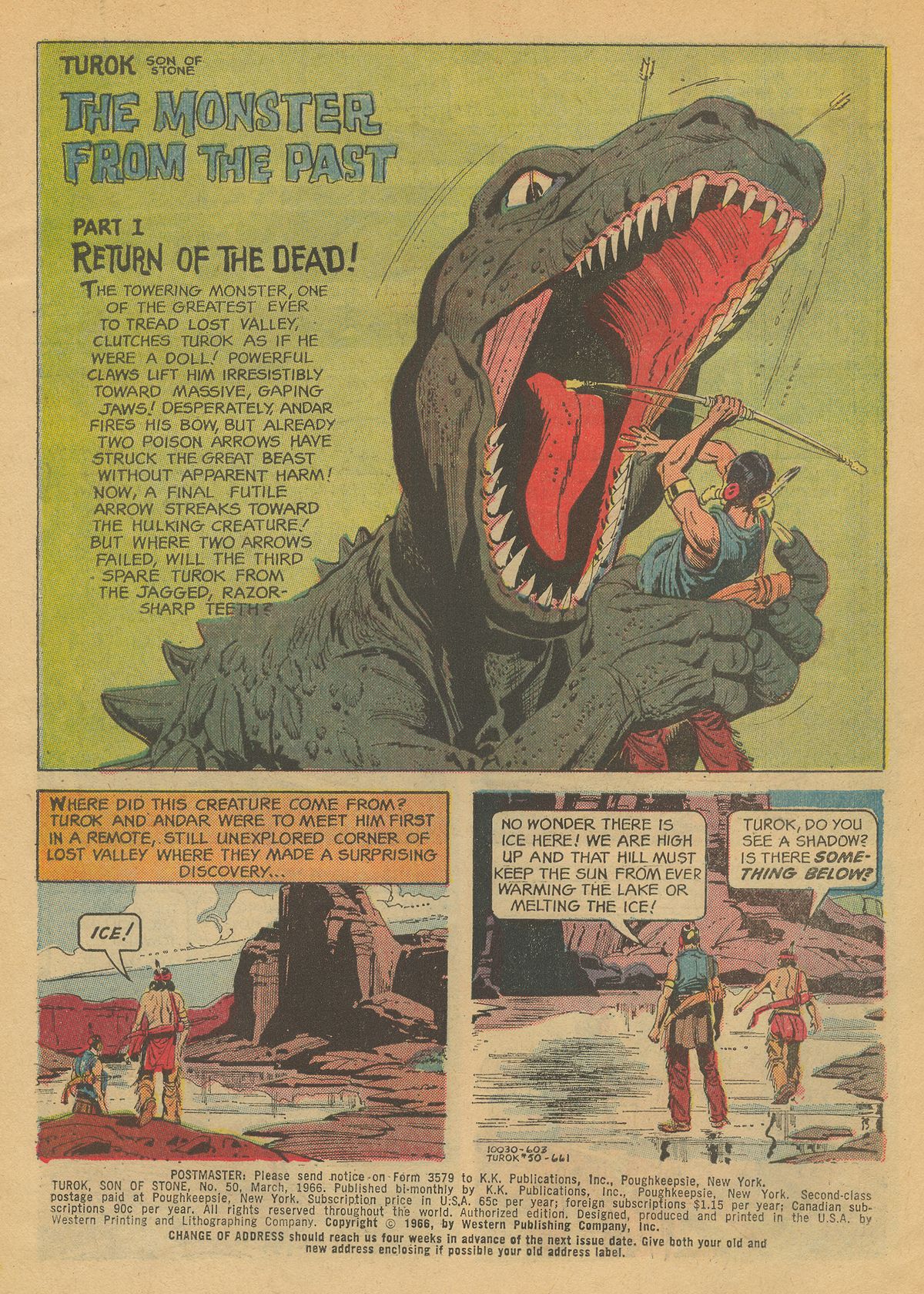 Read online Turok, Son of Stone comic -  Issue #50 - 3