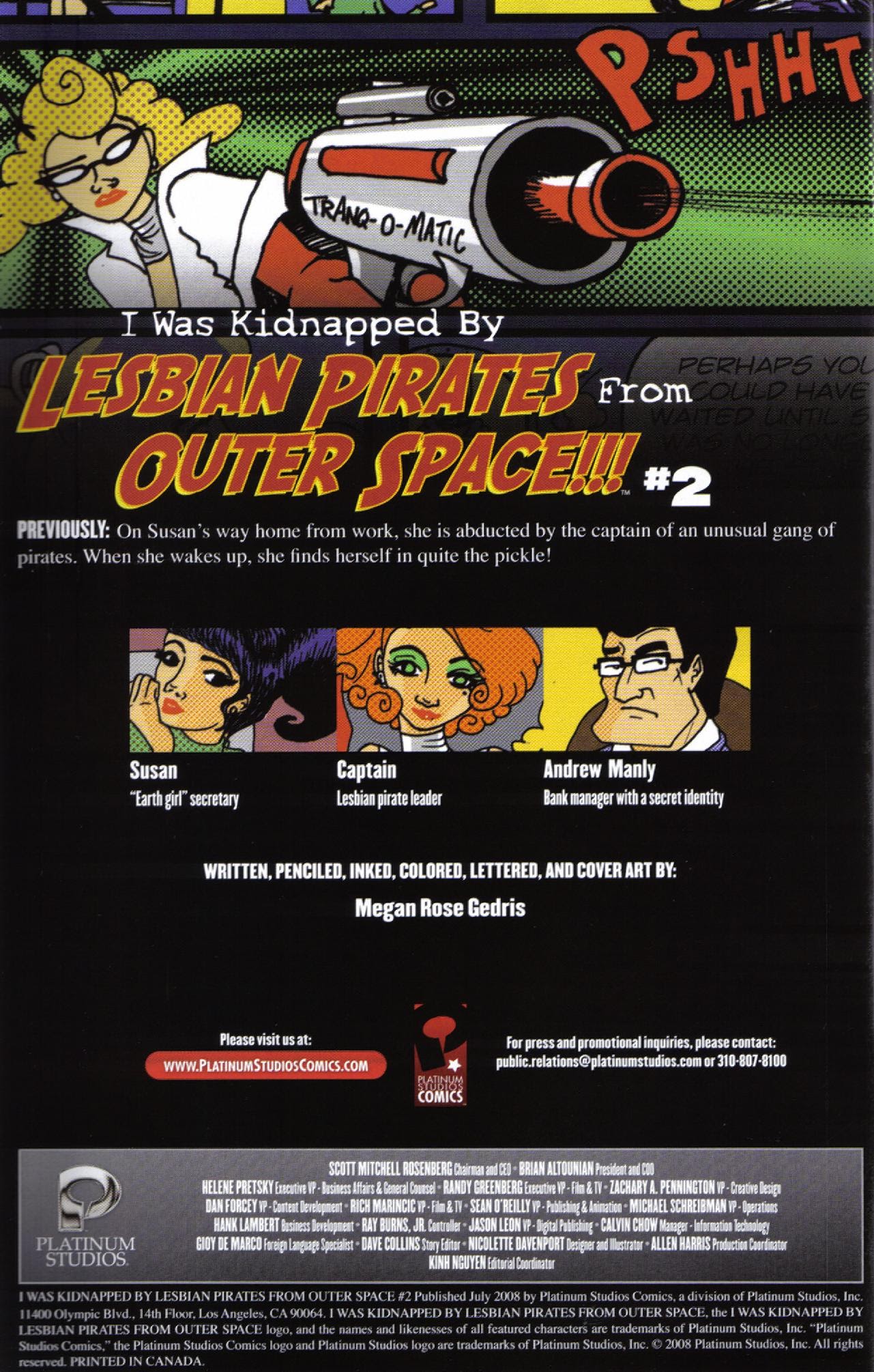 Read online I Was Kidnapped By Lesbian Pirates From Outer Space comic -  Issue #2 - 2