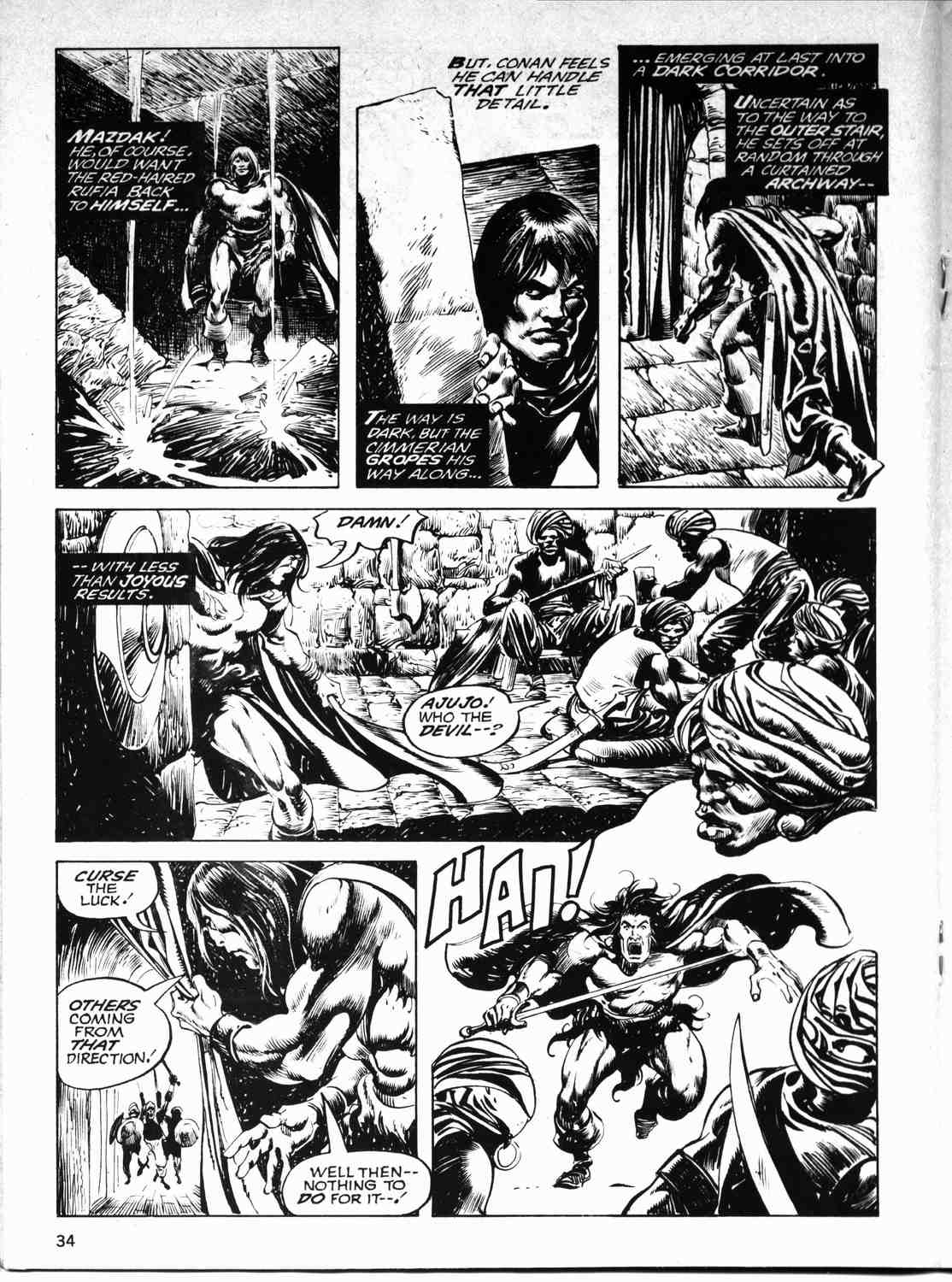 The Savage Sword Of Conan issue 36 - Page 34
