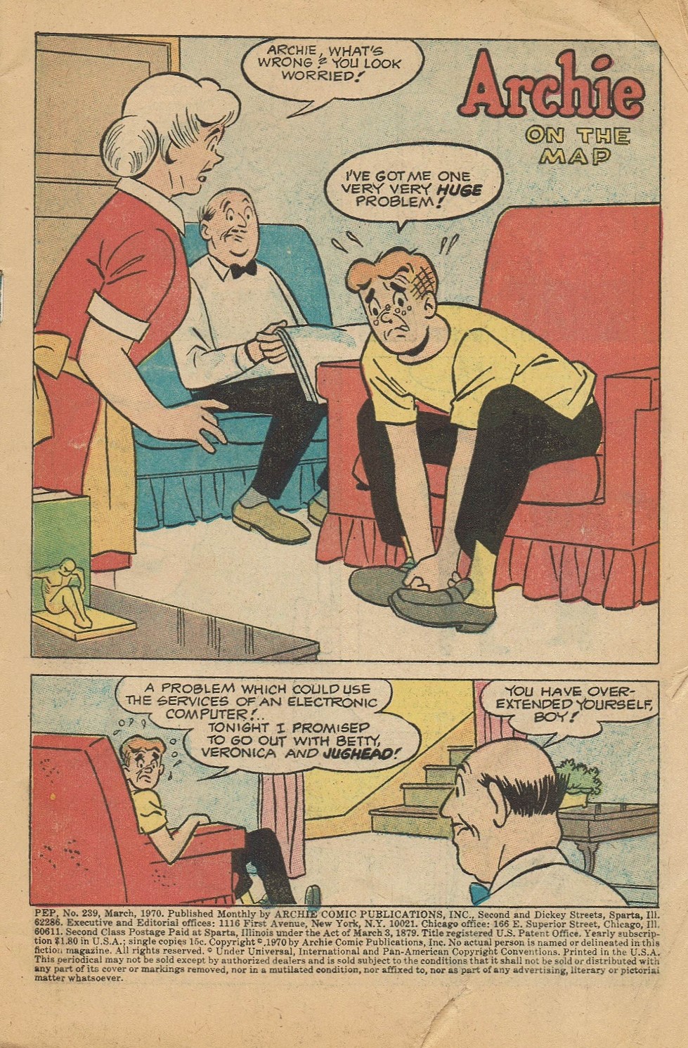 Read online Pep Comics comic -  Issue #239 - 3