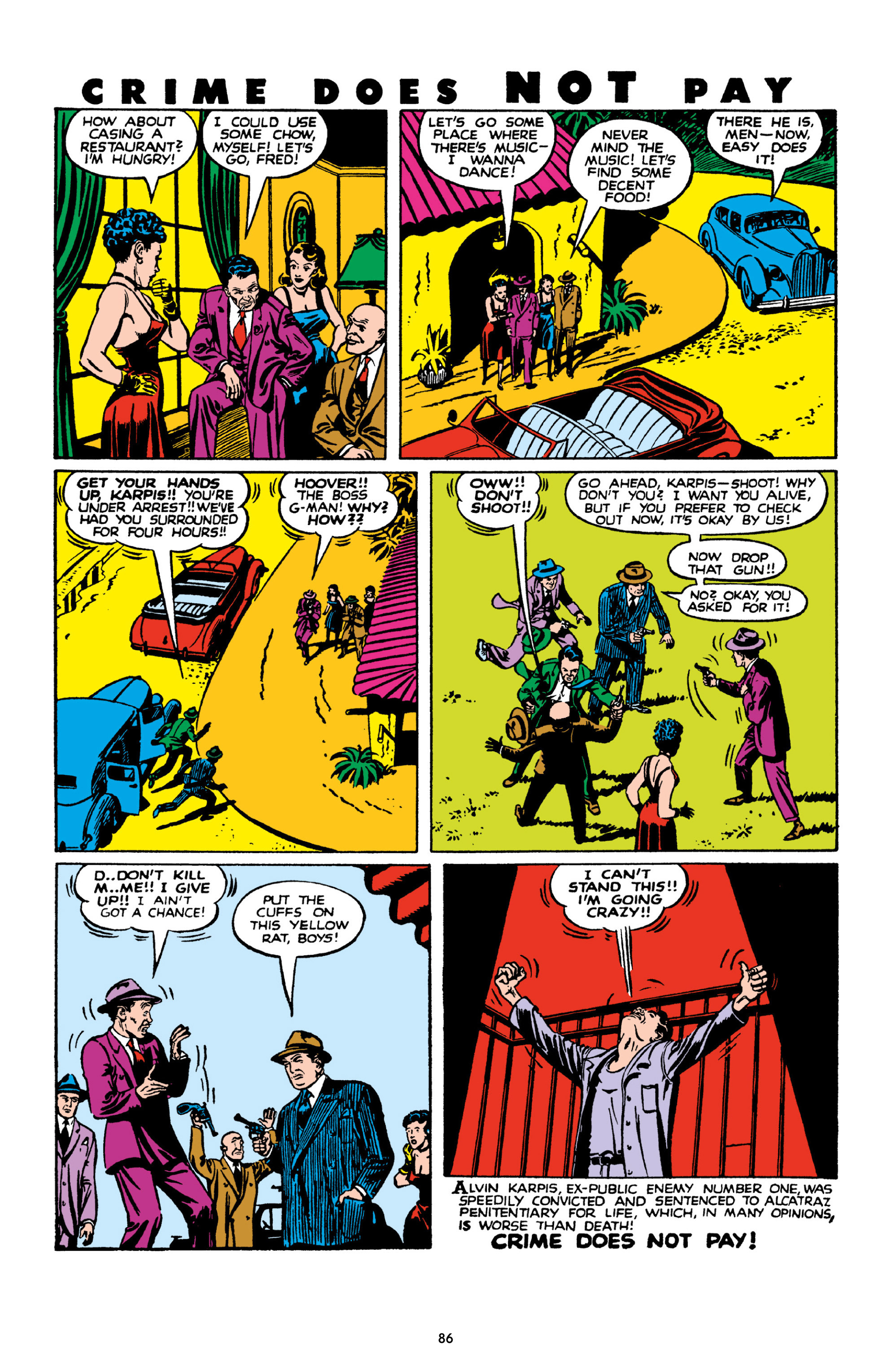 Read online Crime Does Not Pay Archives comic -  Issue # TPB 10 (Part 1) - 88