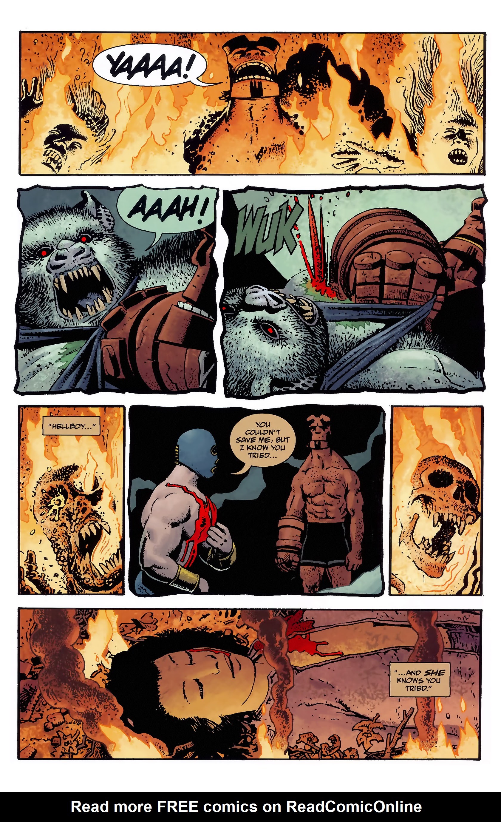 Read online Hellboy: House of the Living Dead comic -  Issue # TPB - 50