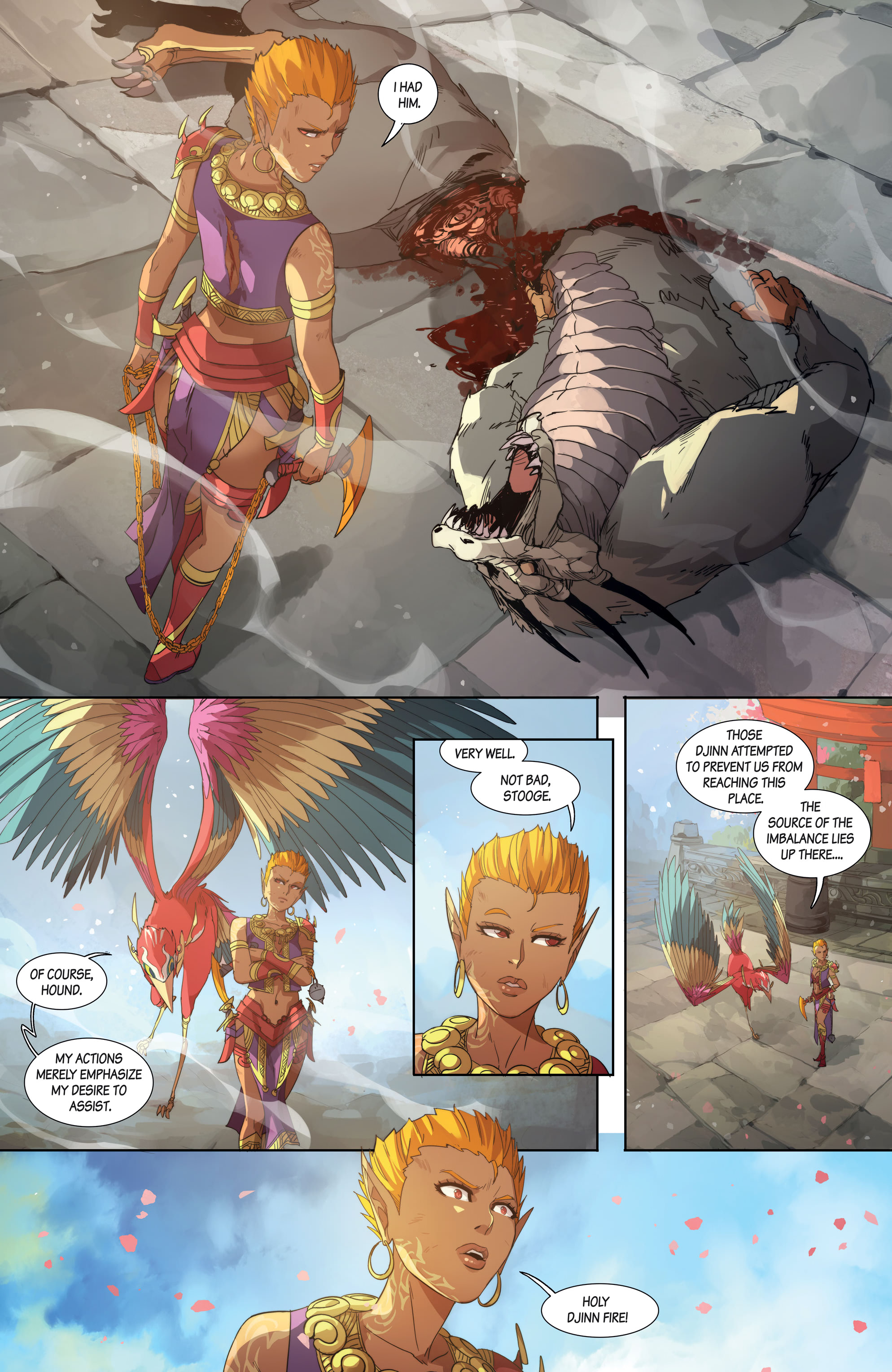 Read online Djinn Hunter comic -  Issue #1 - 18