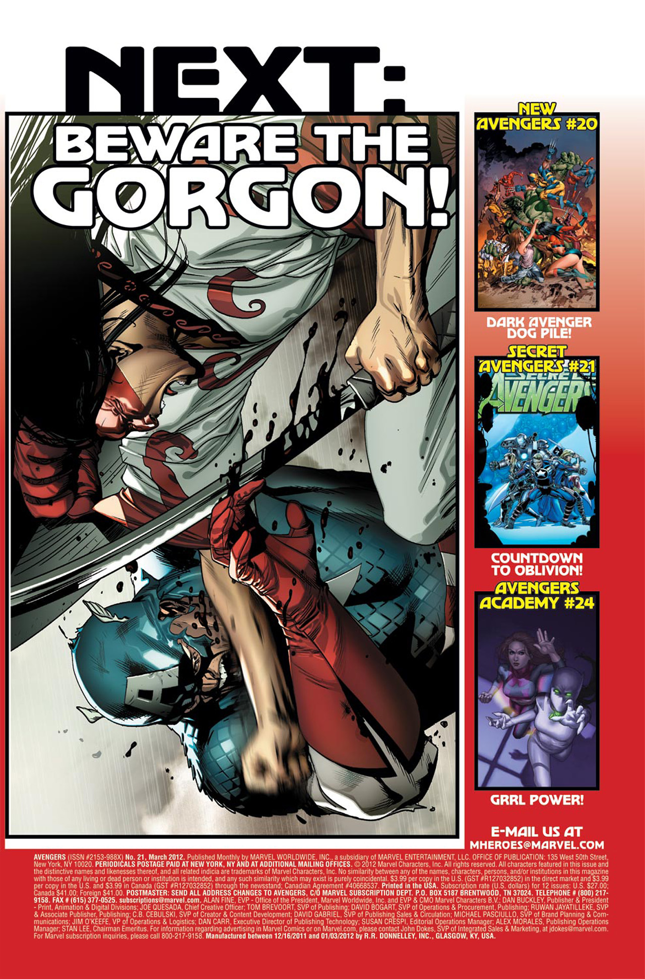 Read online The Avengers (1963) comic -  Issue #524 - 21