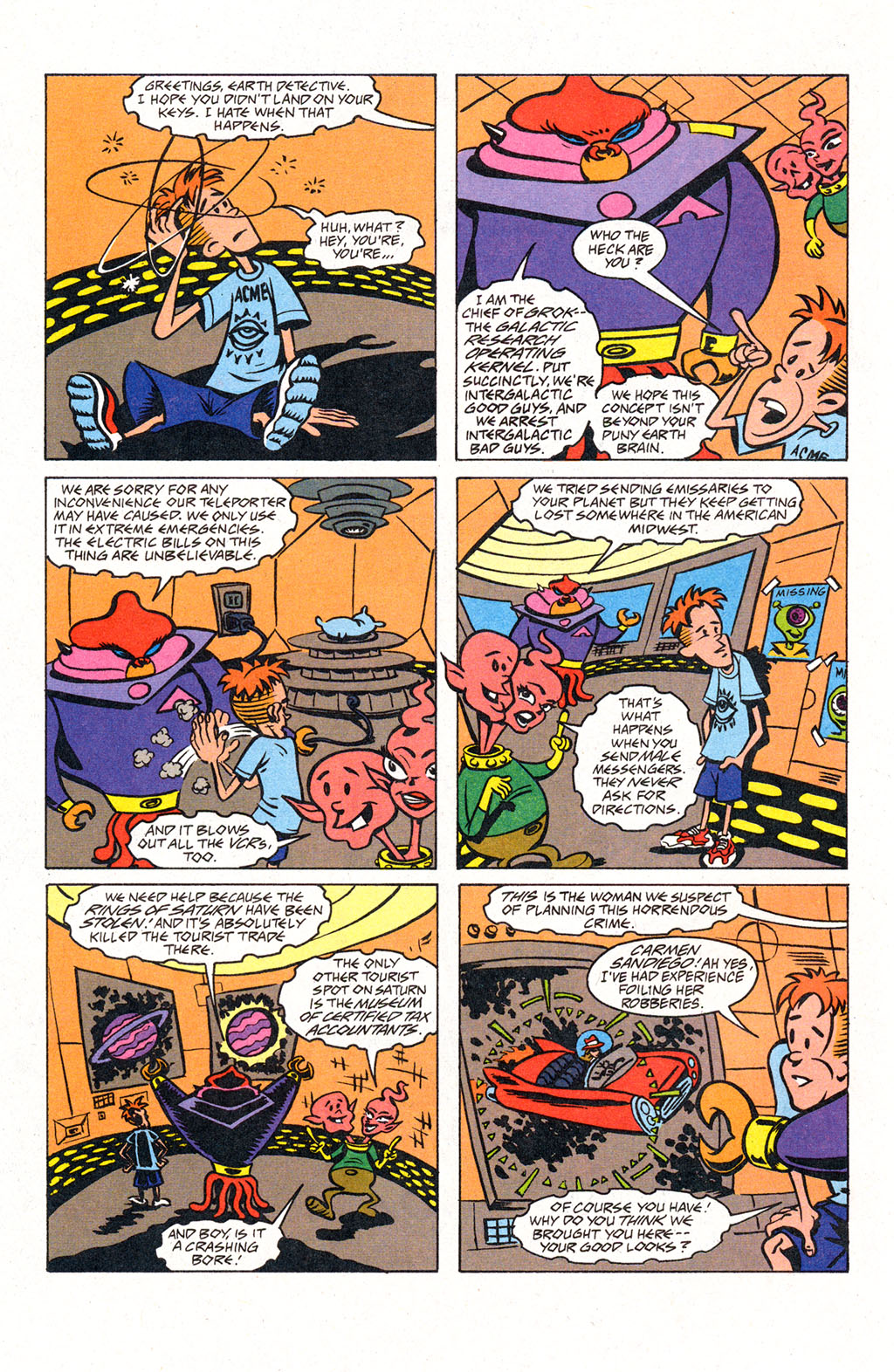 Read online Where In The World Is Carmen Sandiego? comic -  Issue #4 - 6