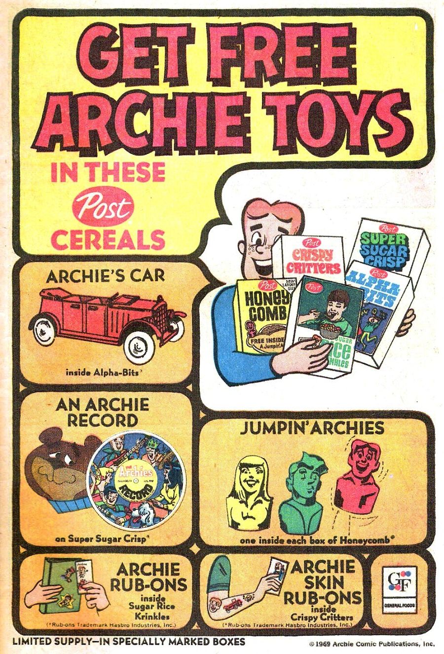 Read online Archie (1960) comic -  Issue #196 - 9