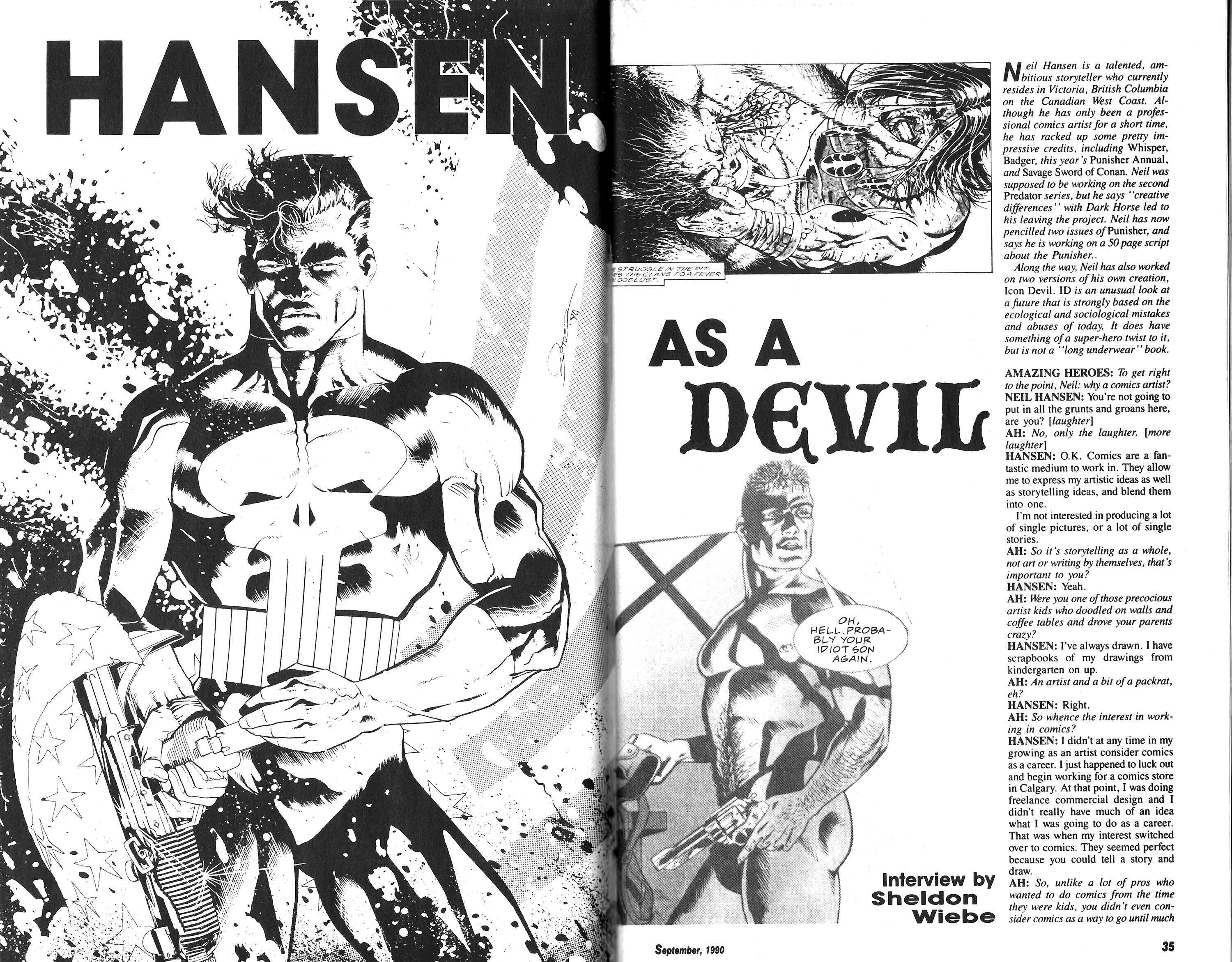 Read online Amazing Heroes comic -  Issue #183 - 18