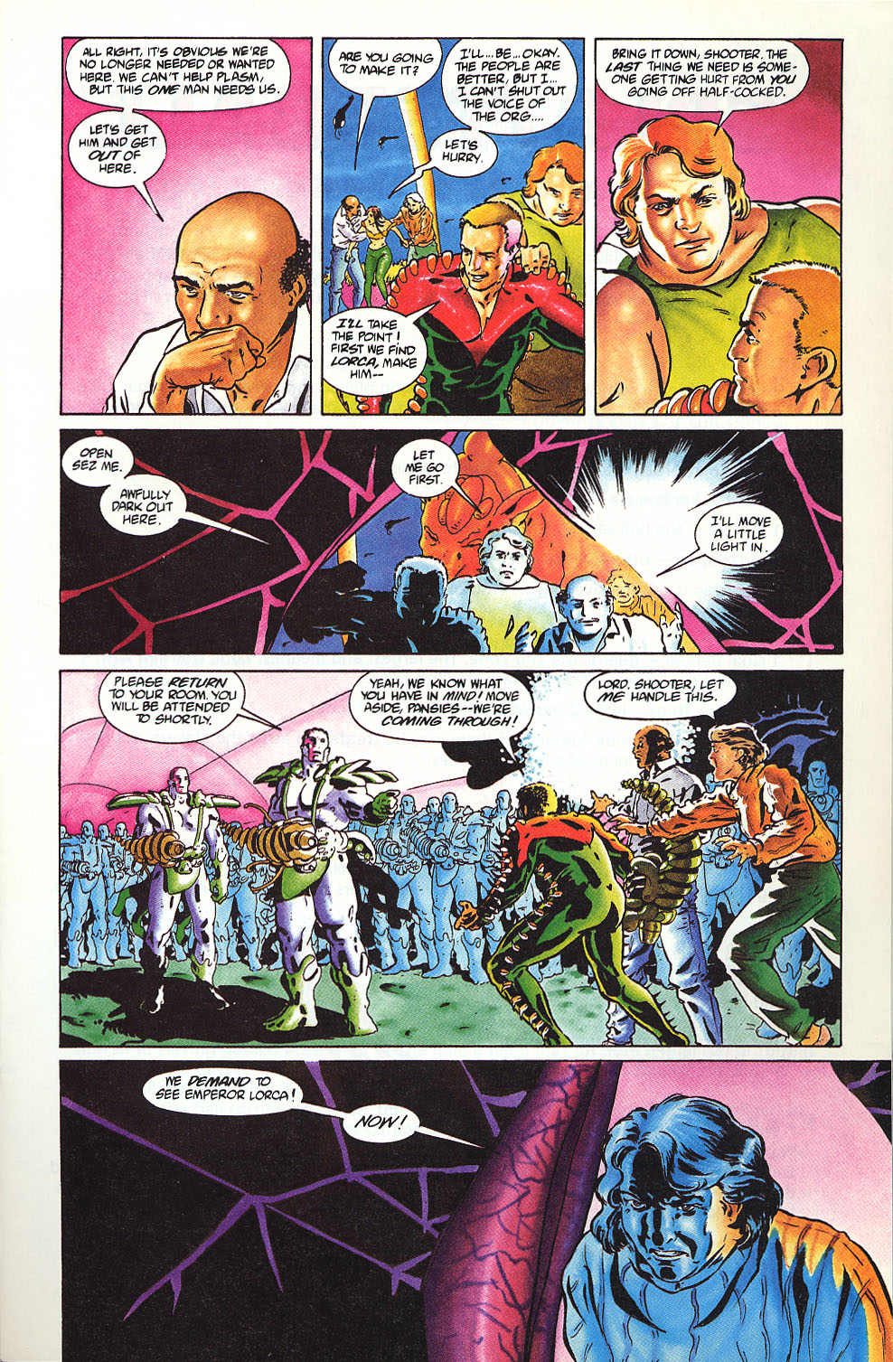 Read online Warriors of Plasm comic -  Issue #9 - 10