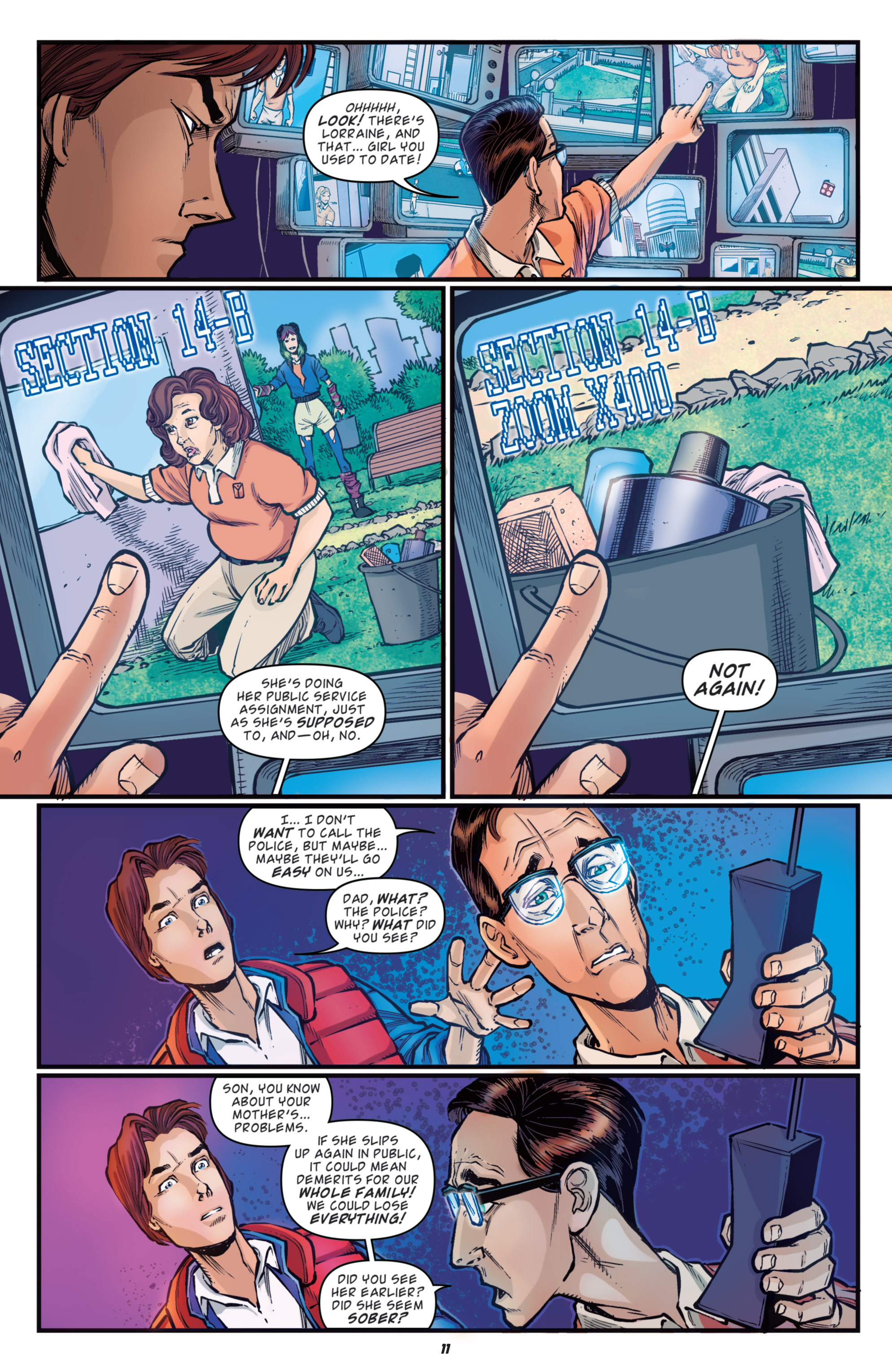 Read online Back to the Future: Citizen Brown comic -  Issue #3 - 13