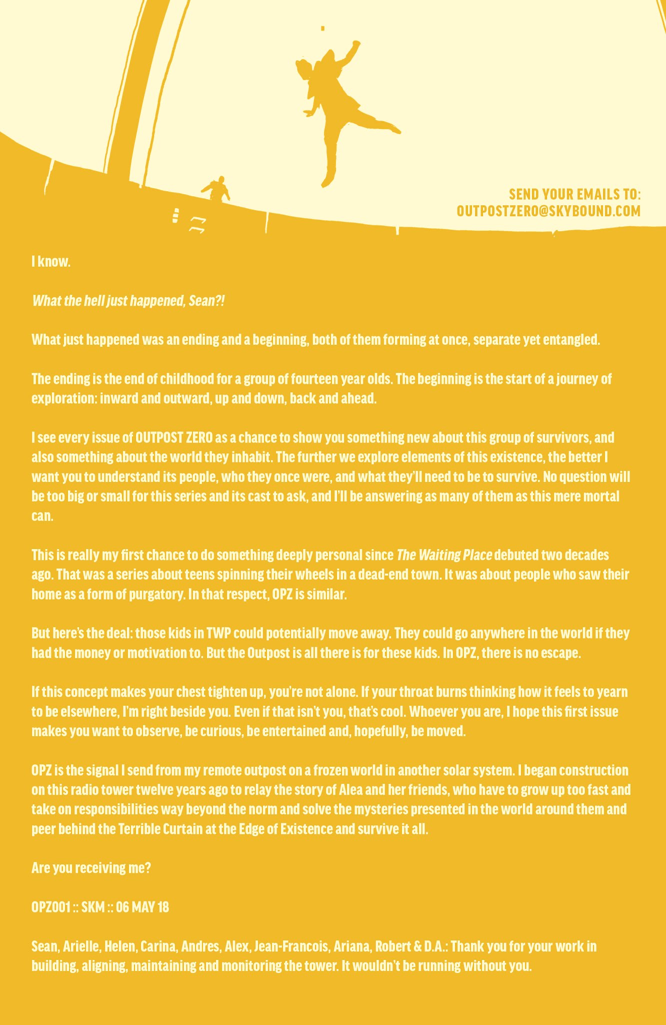 Read online Outpost Zero comic -  Issue #1 - 44