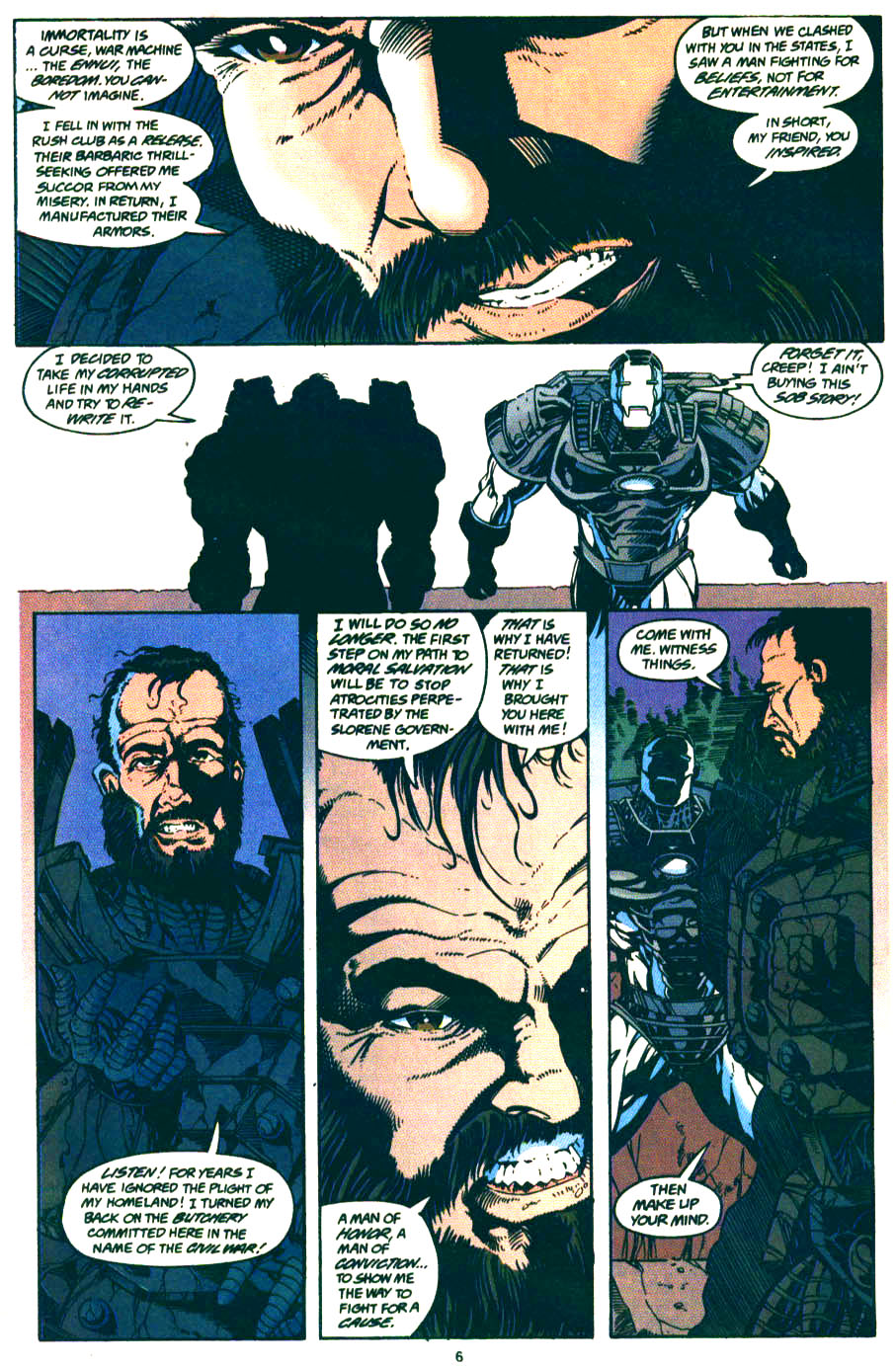 Read online War Machine (1994) comic -  Issue #14 - 6