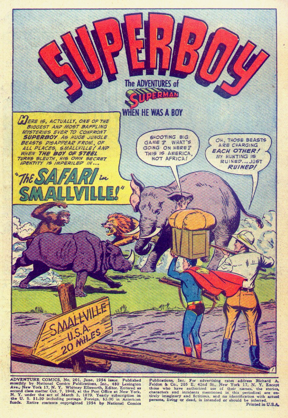 Read online Adventure Comics (1938) comic -  Issue #201 - 3