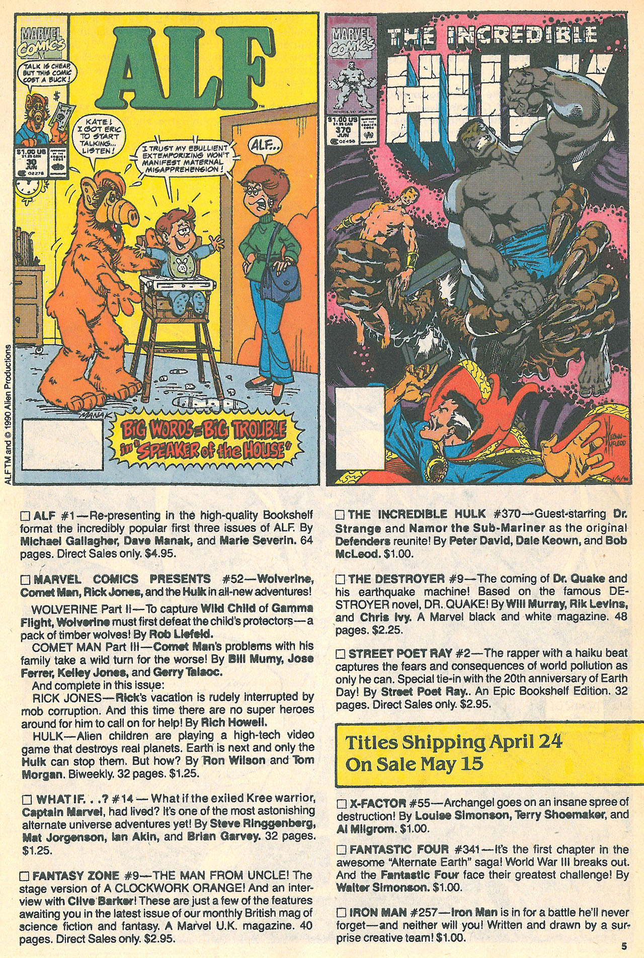 Read online Marvel Age comic -  Issue #88 - 7