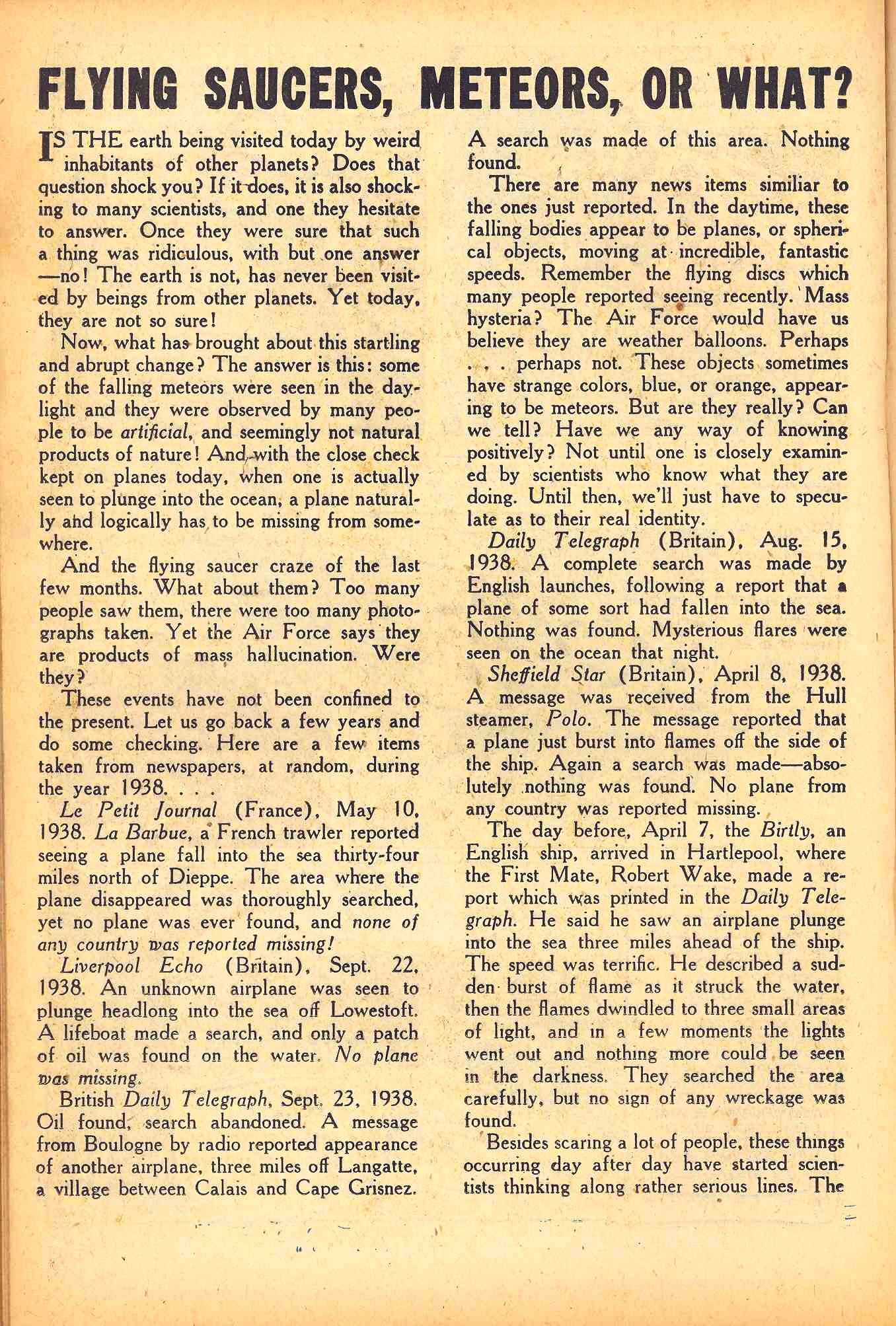 Read online Weird Mysteries (1952) comic -  Issue #6 - 20