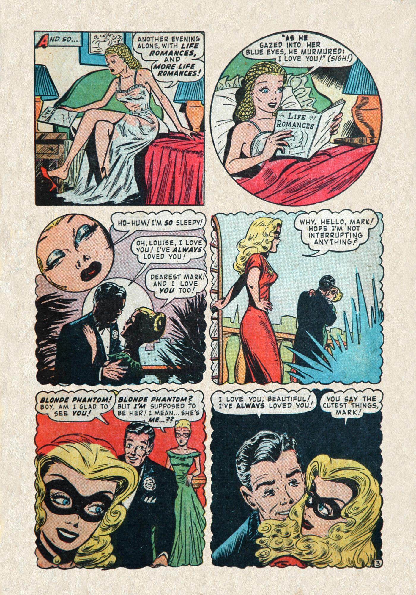 Read online Blonde Phantom Comics comic -  Issue #15 - 15