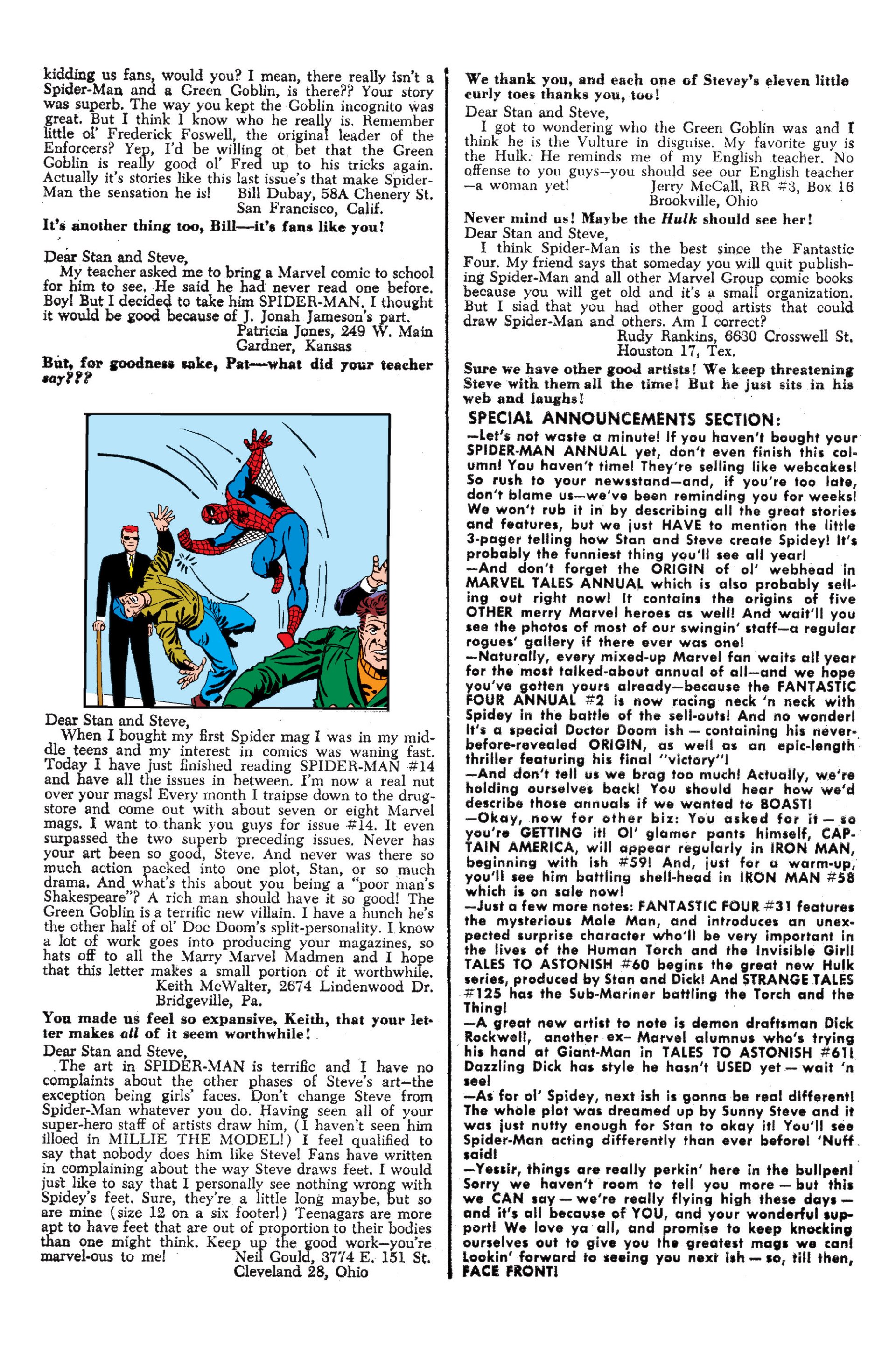 Read online The Amazing Spider-Man (1963) comic -  Issue #17 - 25