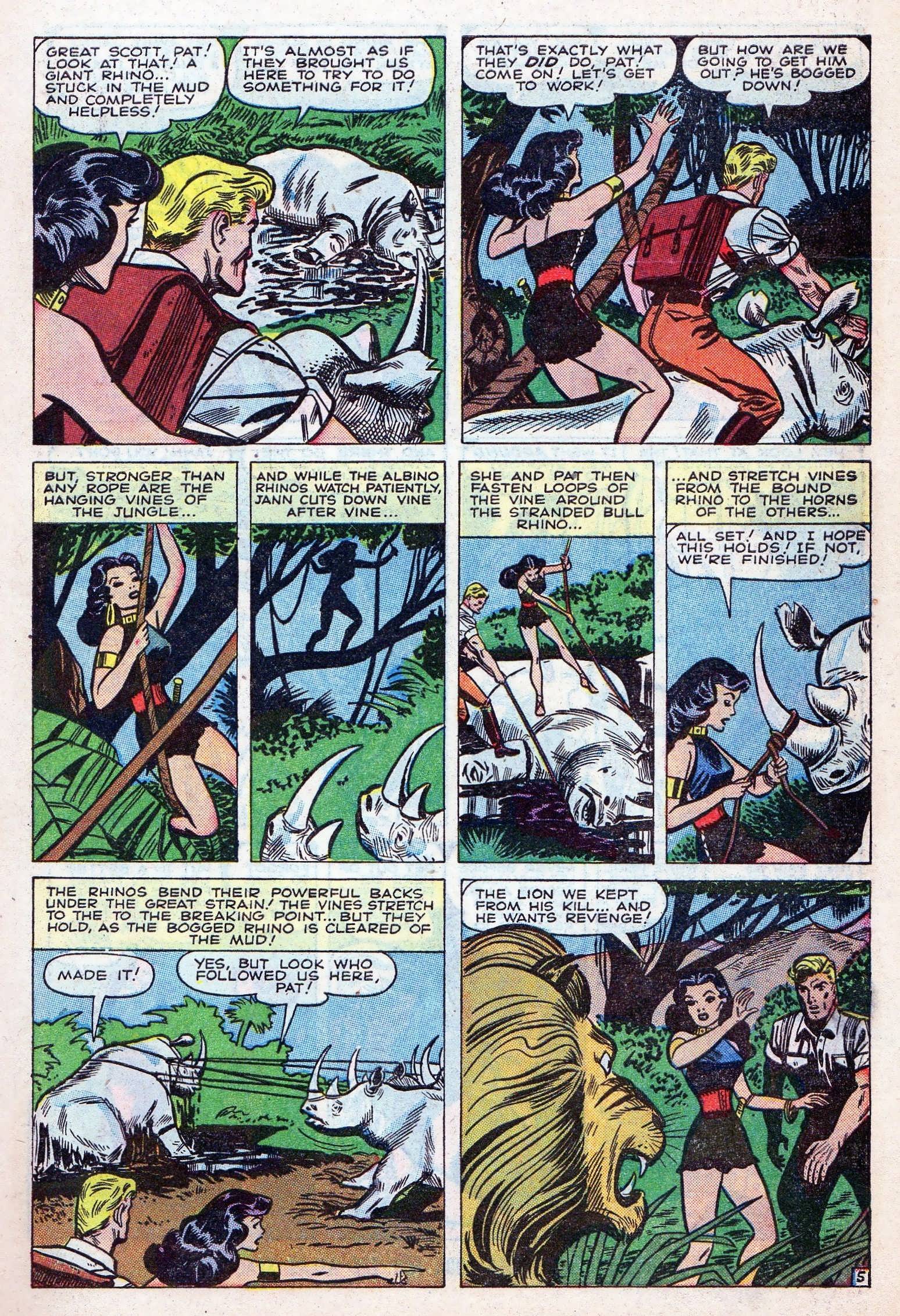 Read online Jungle Tales comic -  Issue #6 - 7