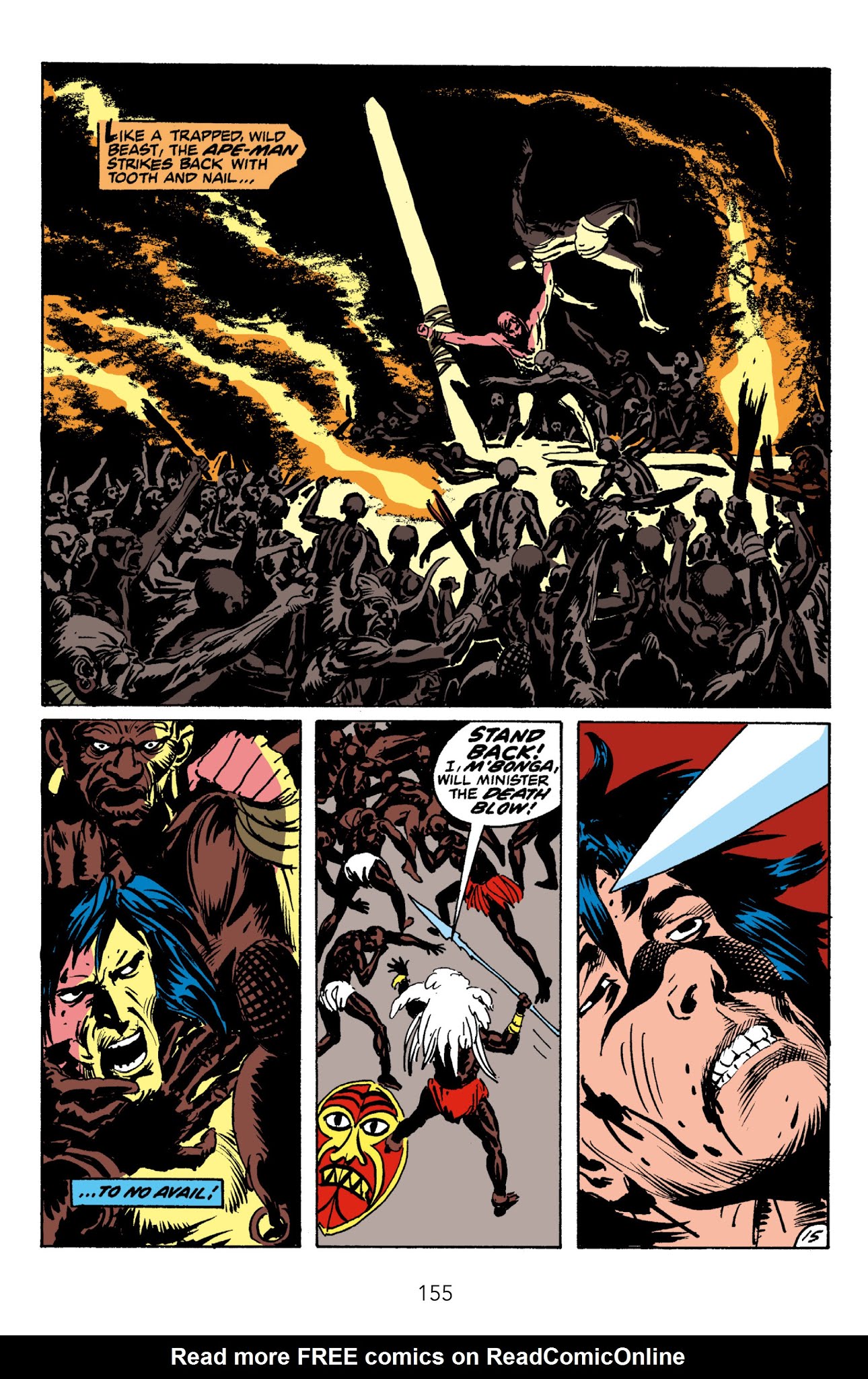 Read online Edgar Rice Burroughs' Tarzan The Joe Kubert Years comic -  Issue # TPB 1 (Part 2) - 56