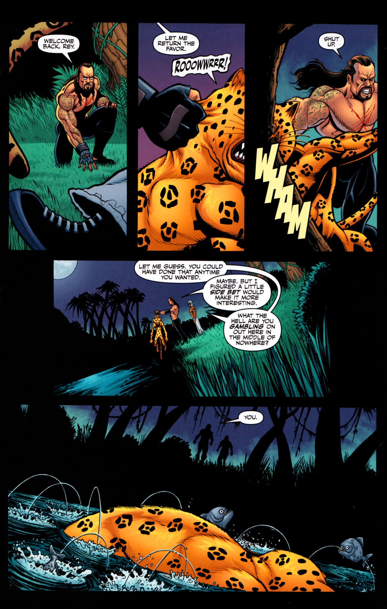 Read online WWE Heroes comic -  Issue #8 - 9