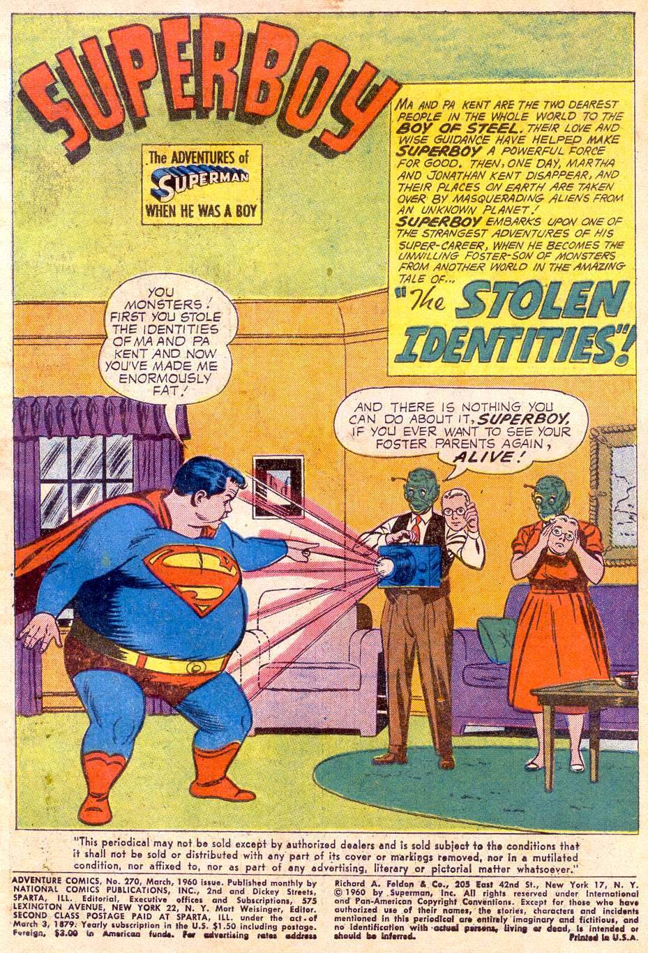 Read online Adventure Comics (1938) comic -  Issue #270 - 3