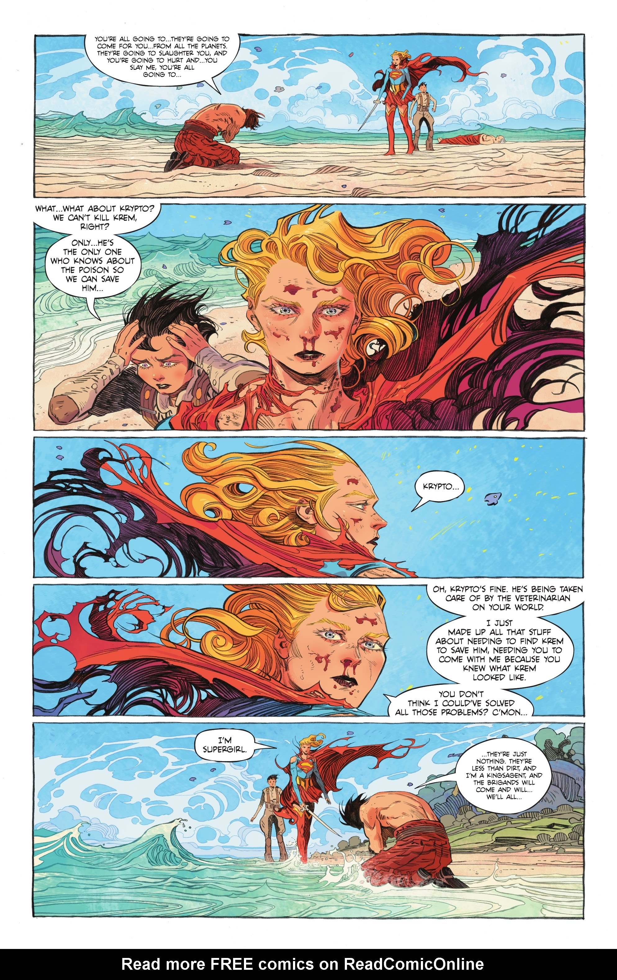 Read online Supergirl: Woman of Tomorrow comic -  Issue #8 - 16