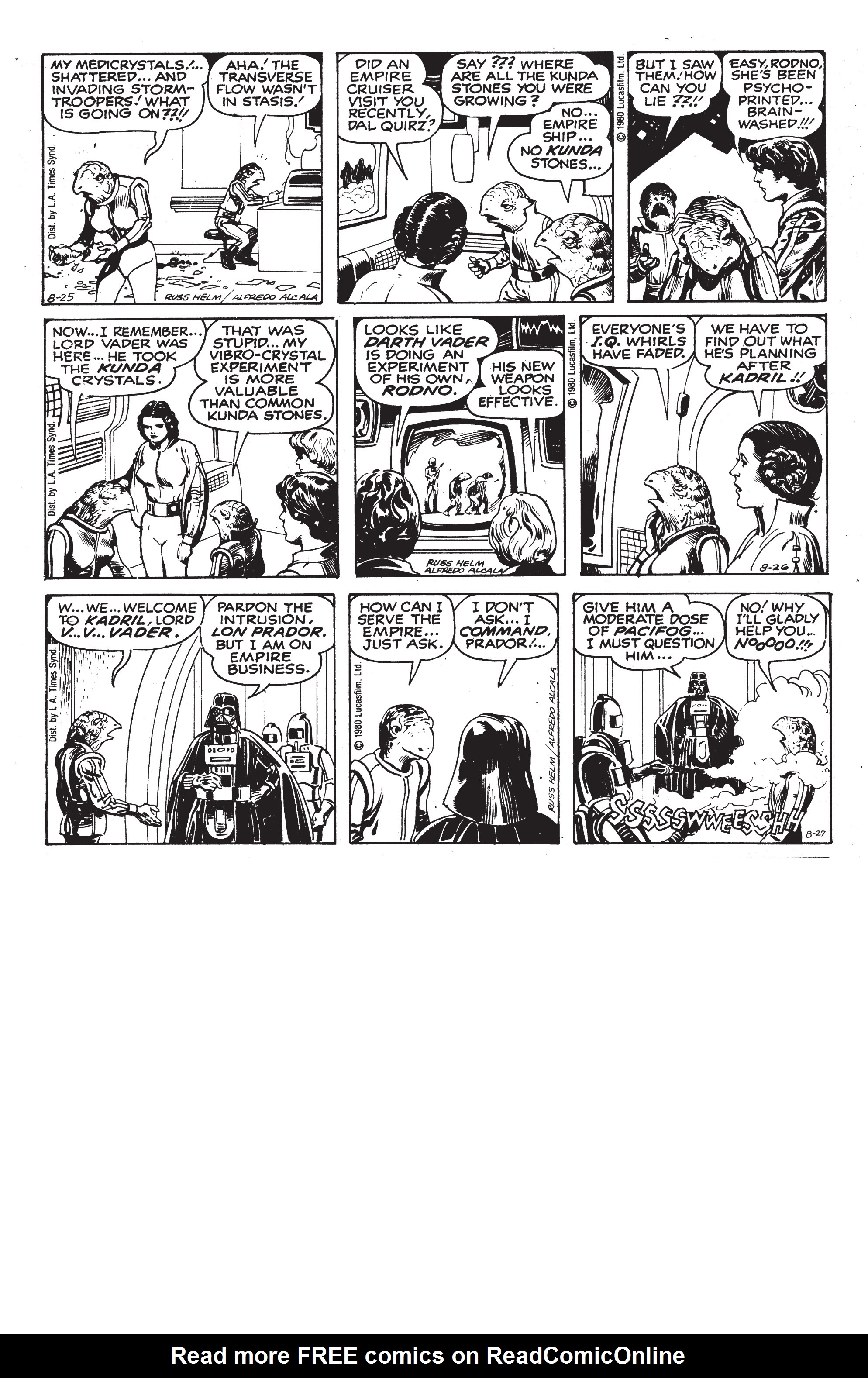 Read online Star Wars Legends: The Newspaper Strips - Epic Collection comic -  Issue # TPB (Part 3) - 87