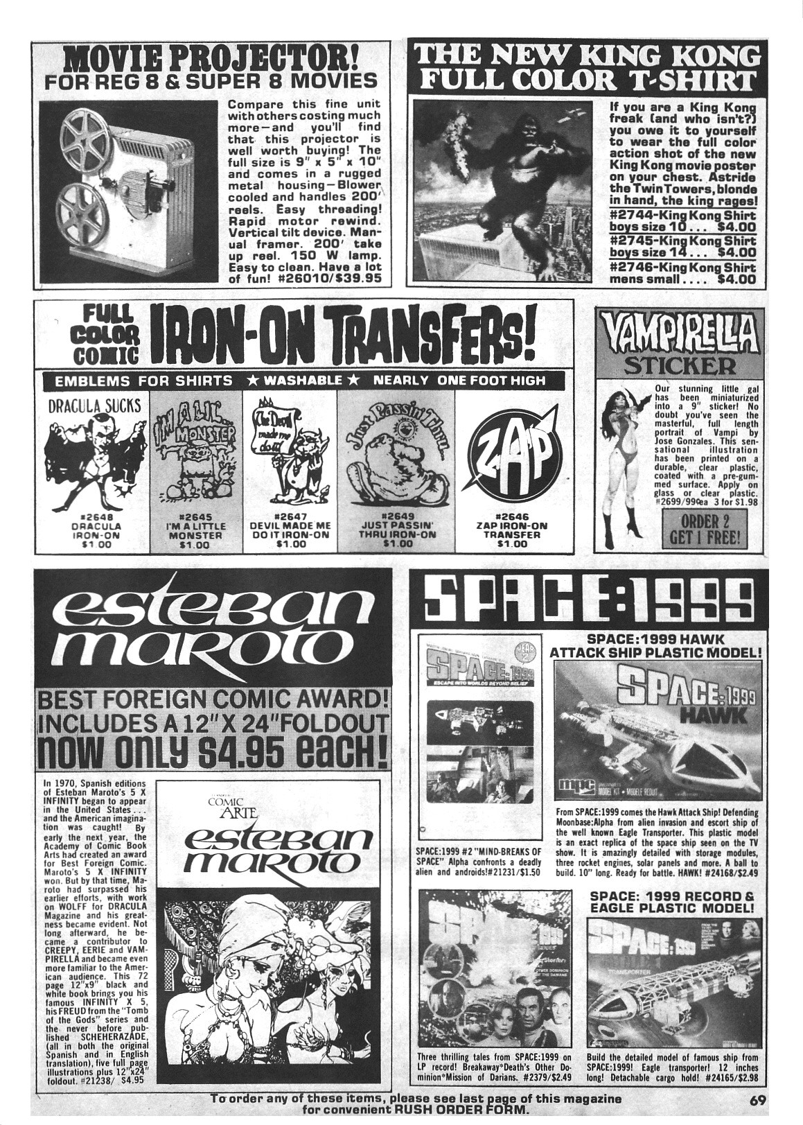 Read online Vampirella (1969) comic -  Issue #65 - 69