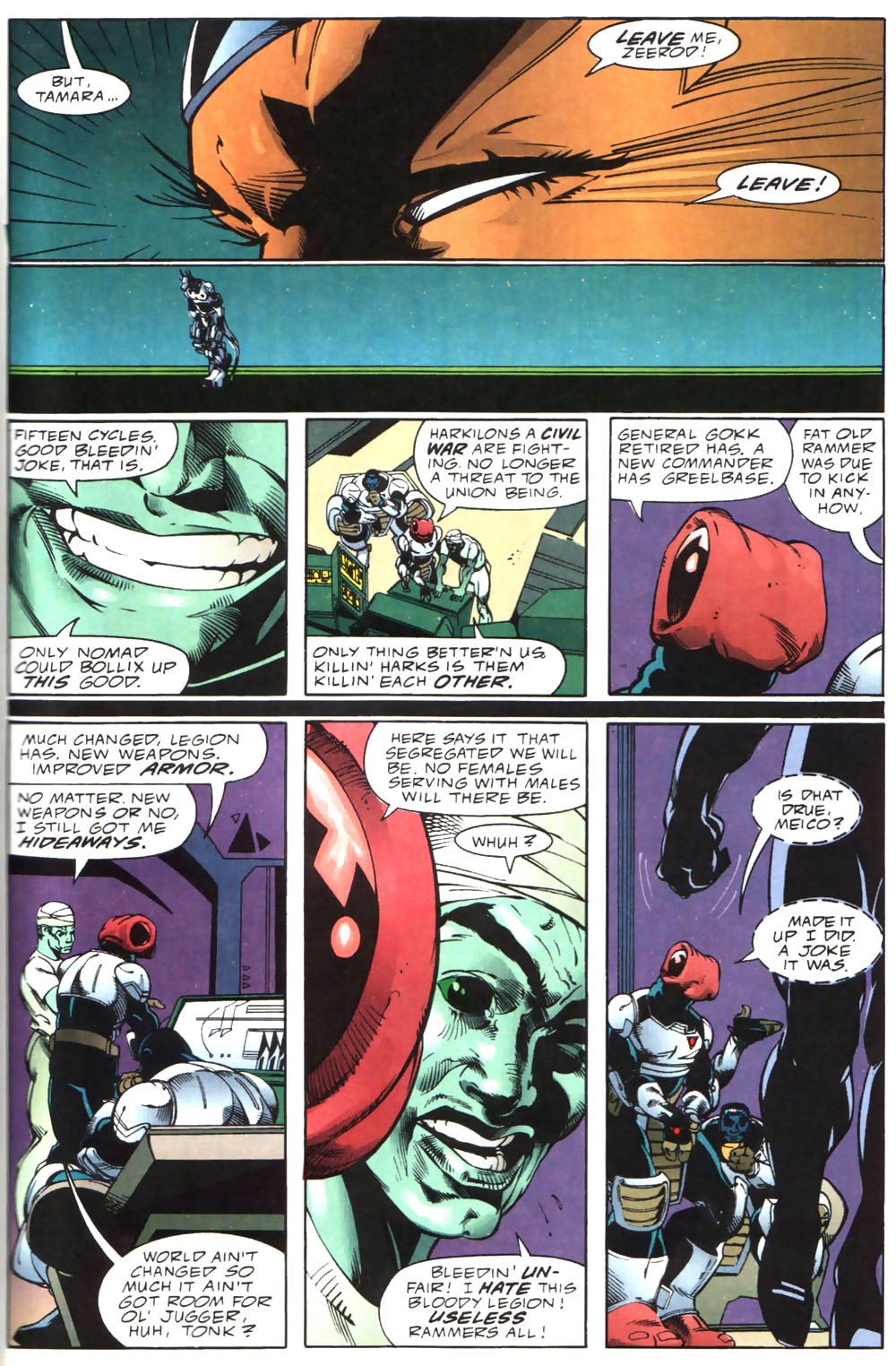 Read online Alien Legion: On the Edge comic -  Issue #3 - 23