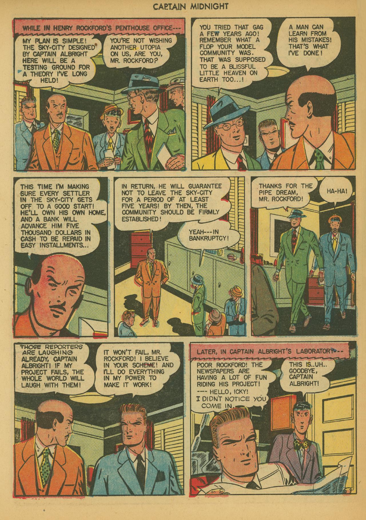 Read online Captain Midnight (1942) comic -  Issue #46 - 42