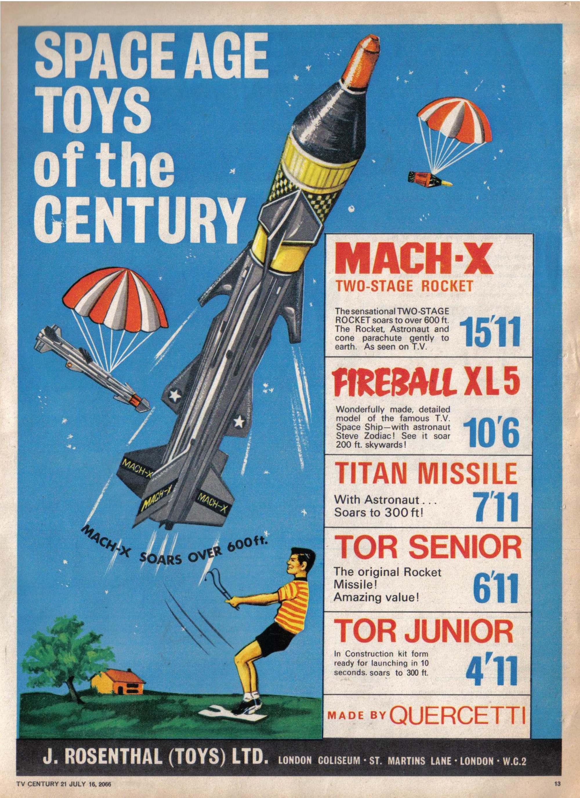 Read online TV Century 21 (TV 21) comic -  Issue #78 - 12