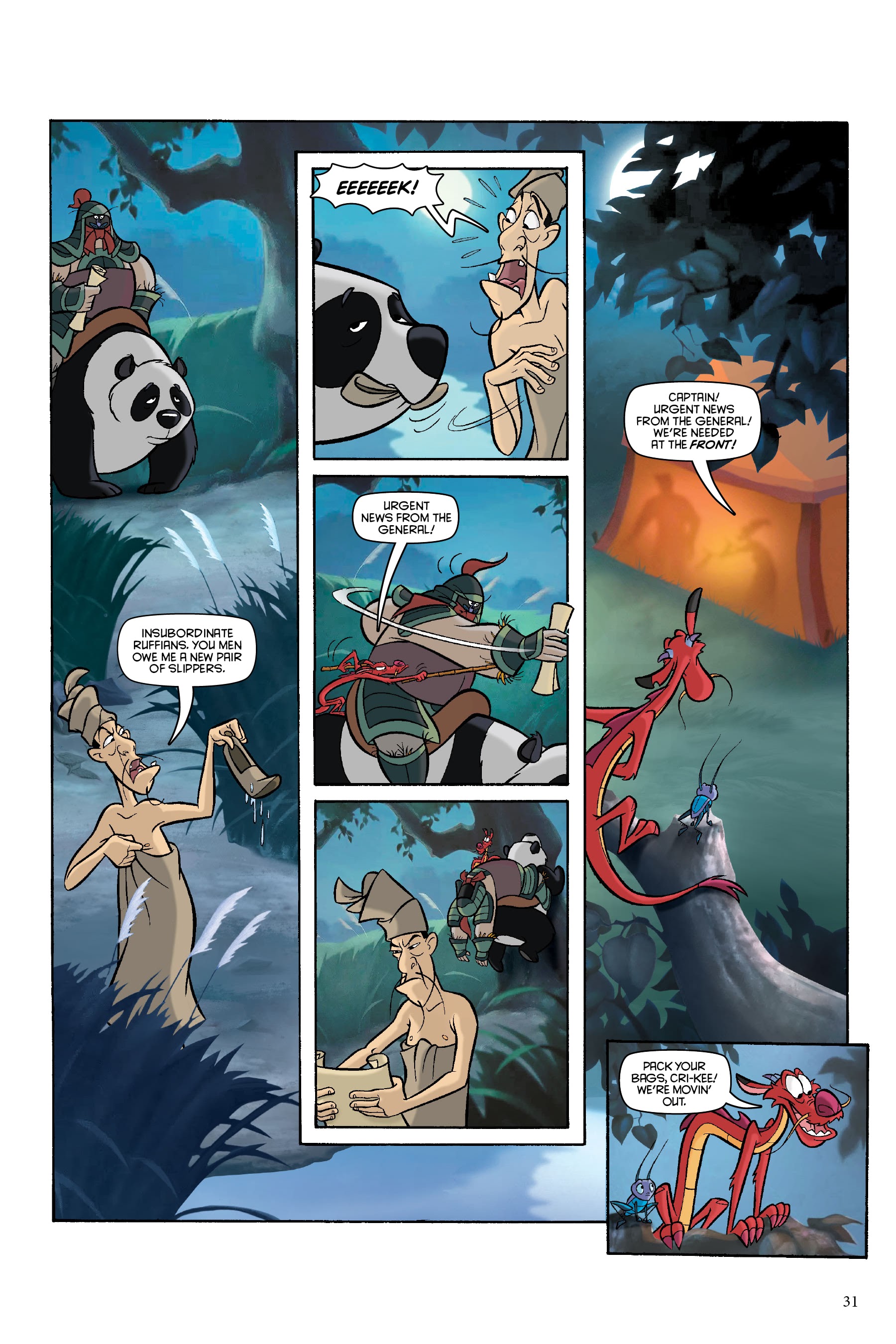 Read online Disney Mulan: The Story of the Movie in Comics comic -  Issue # TPB - 31