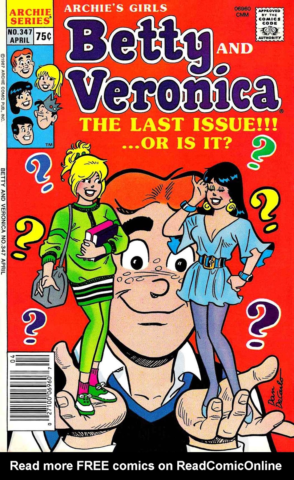 Archie's Girls Betty and Veronica 347 Page 1