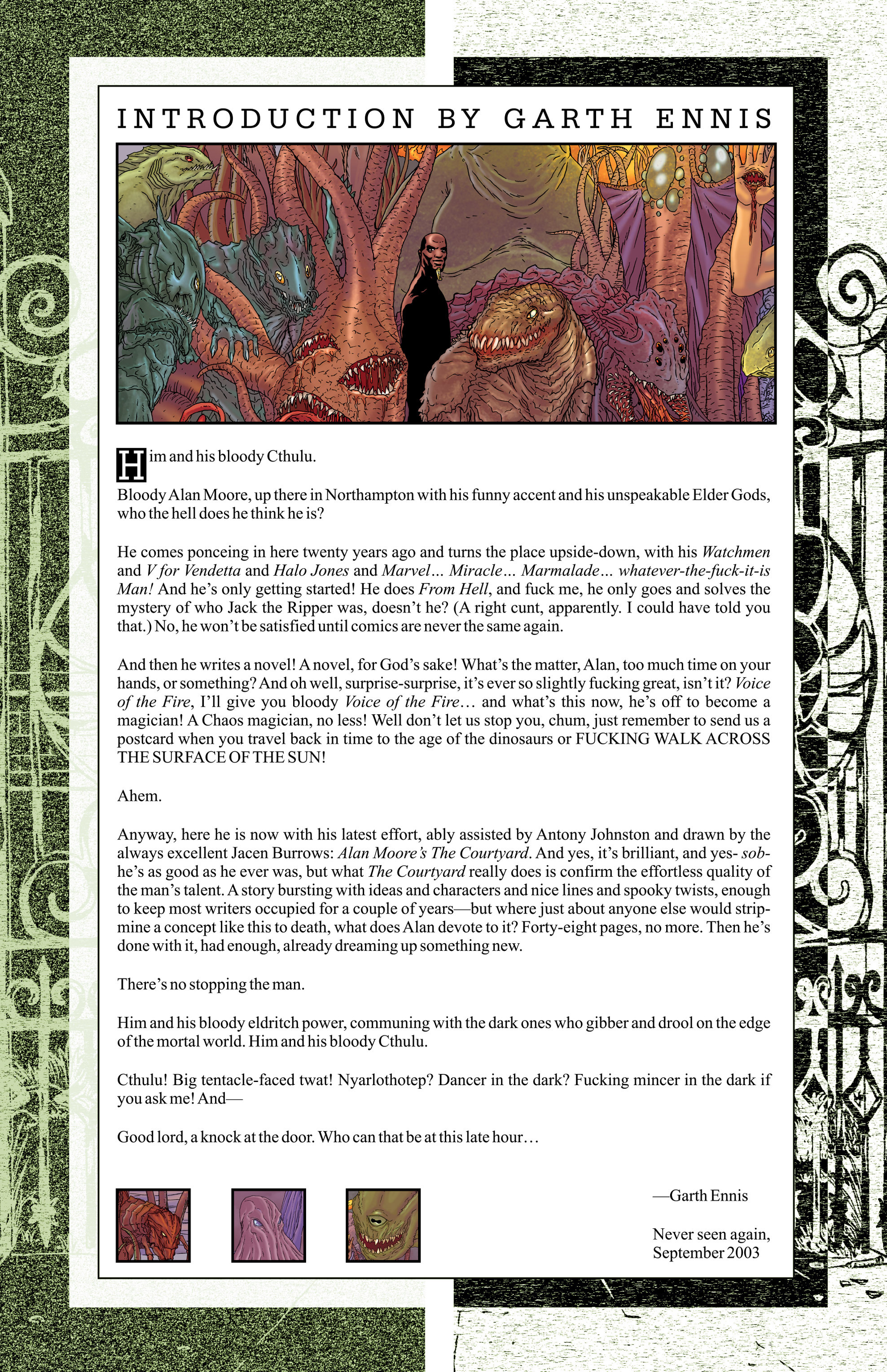 Read online Alan Moore's The Courtyard comic -  Issue # TPB - 3