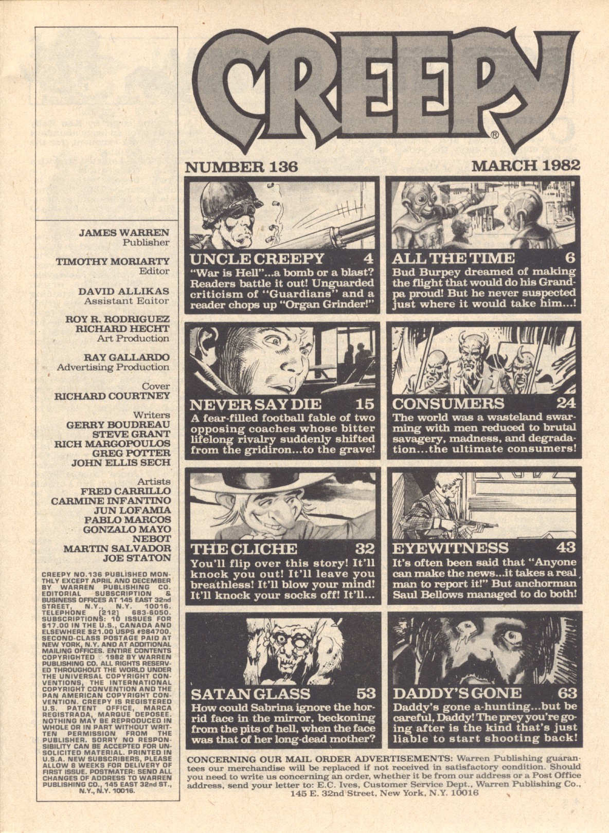 Read online Creepy (1964) comic -  Issue #136 - 3