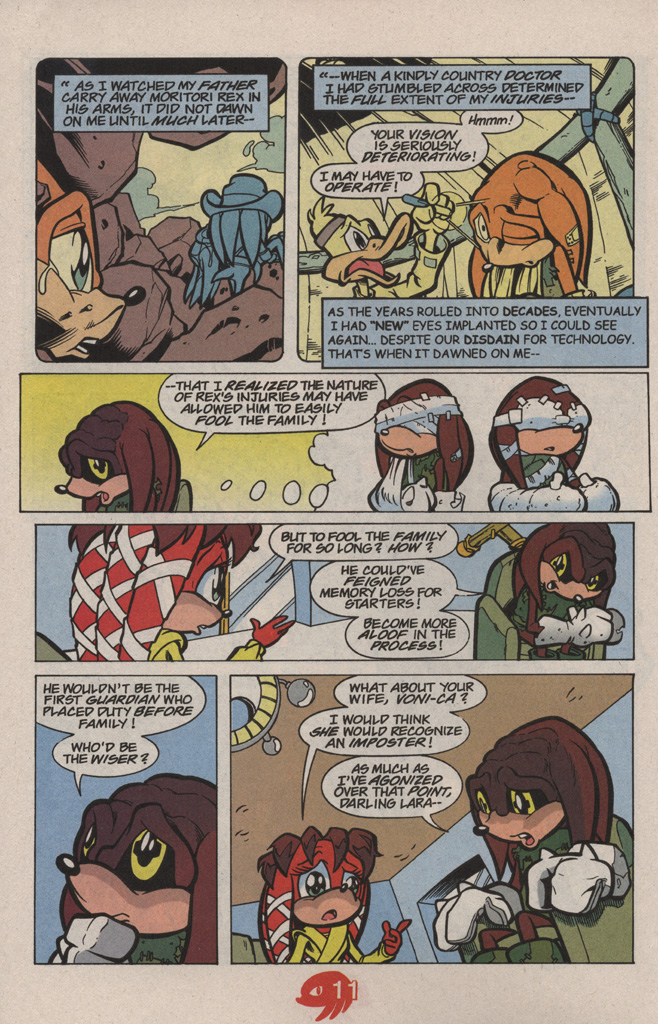 Read online Knuckles the Echidna comic -  Issue #18 - 16