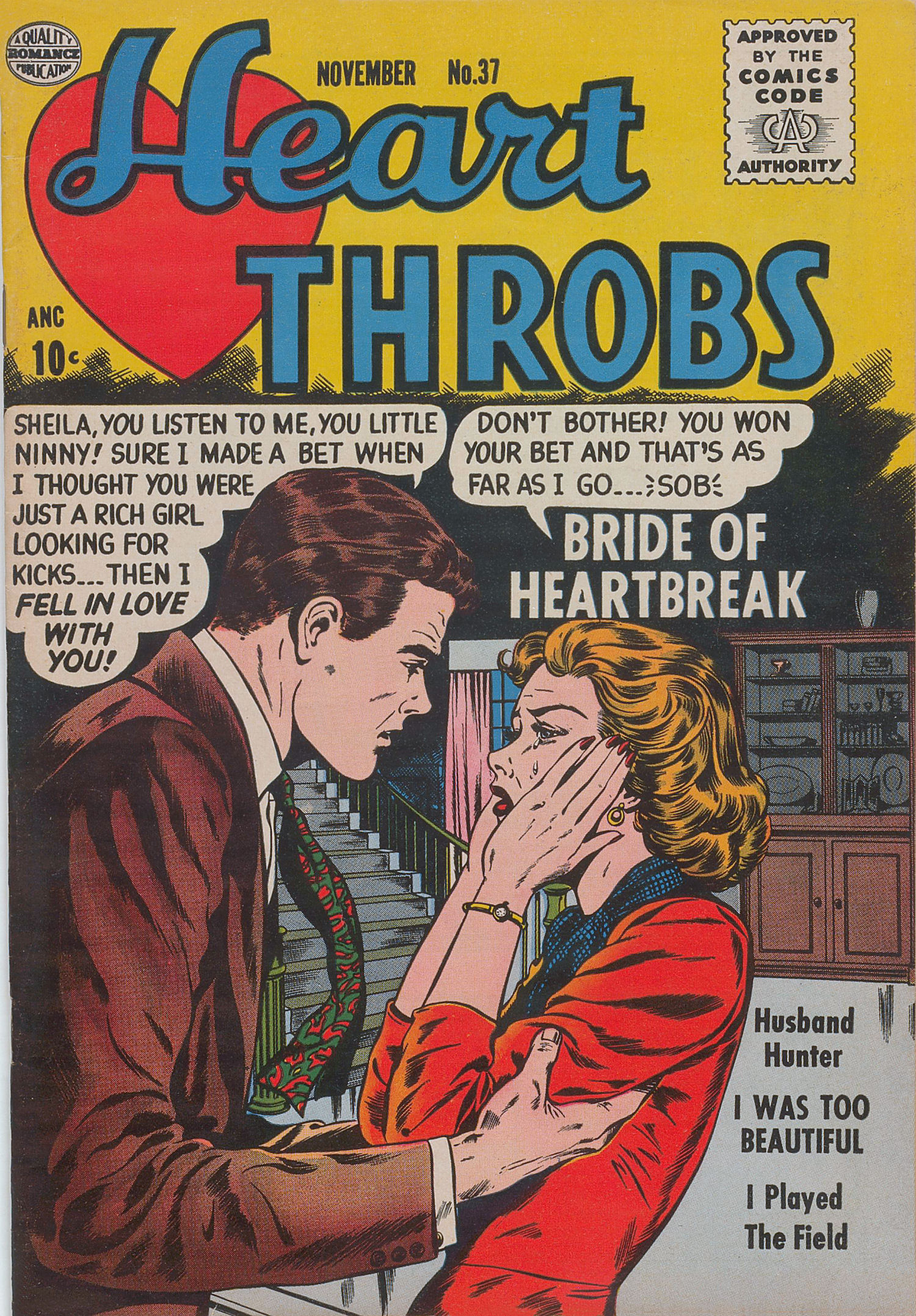 Read online Heart Throbs comic -  Issue #37 - 1