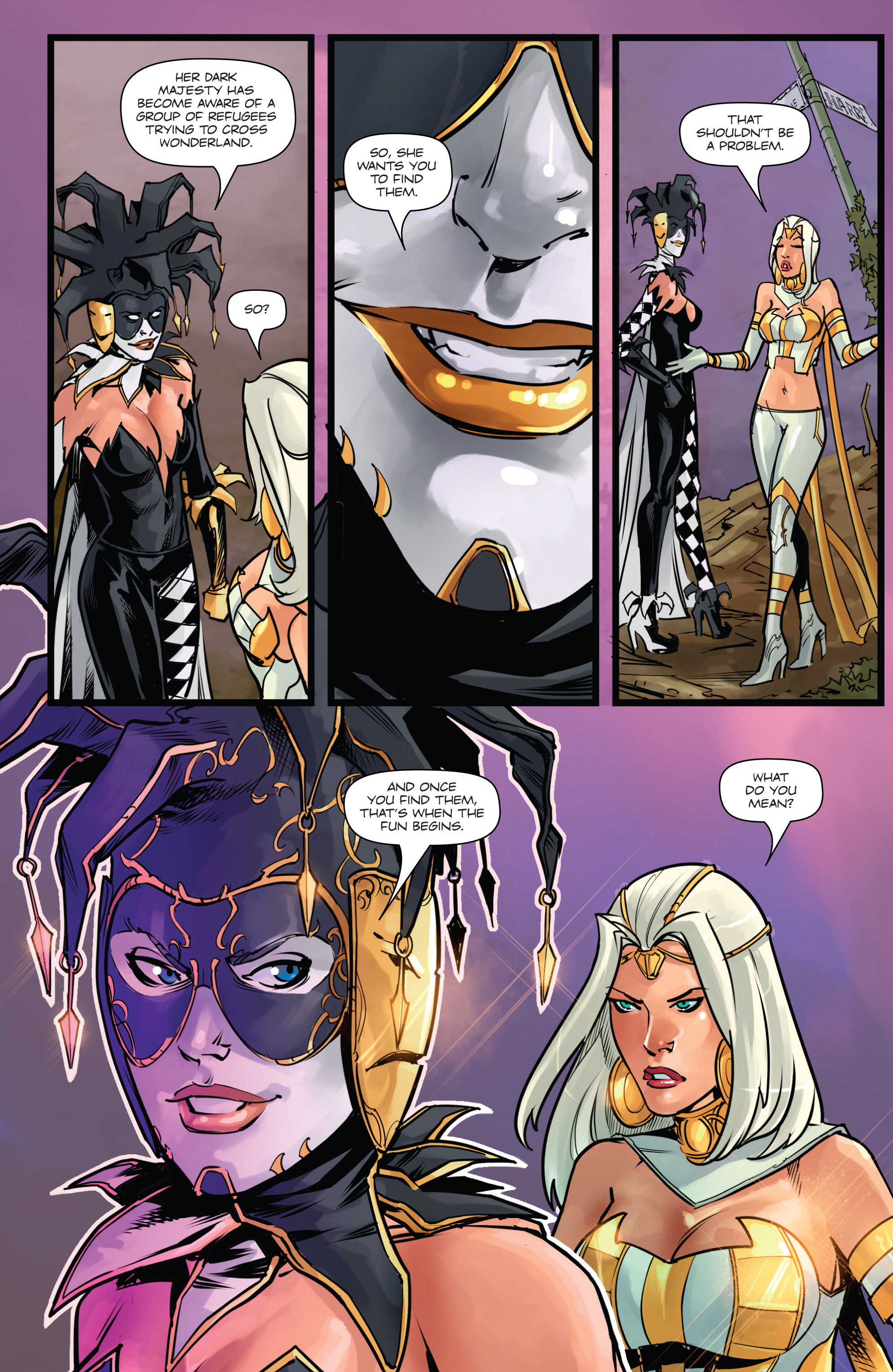 Read online Grimm Fairy Tales presents White Queen: Age of Darkness comic -  Issue #1 - 11