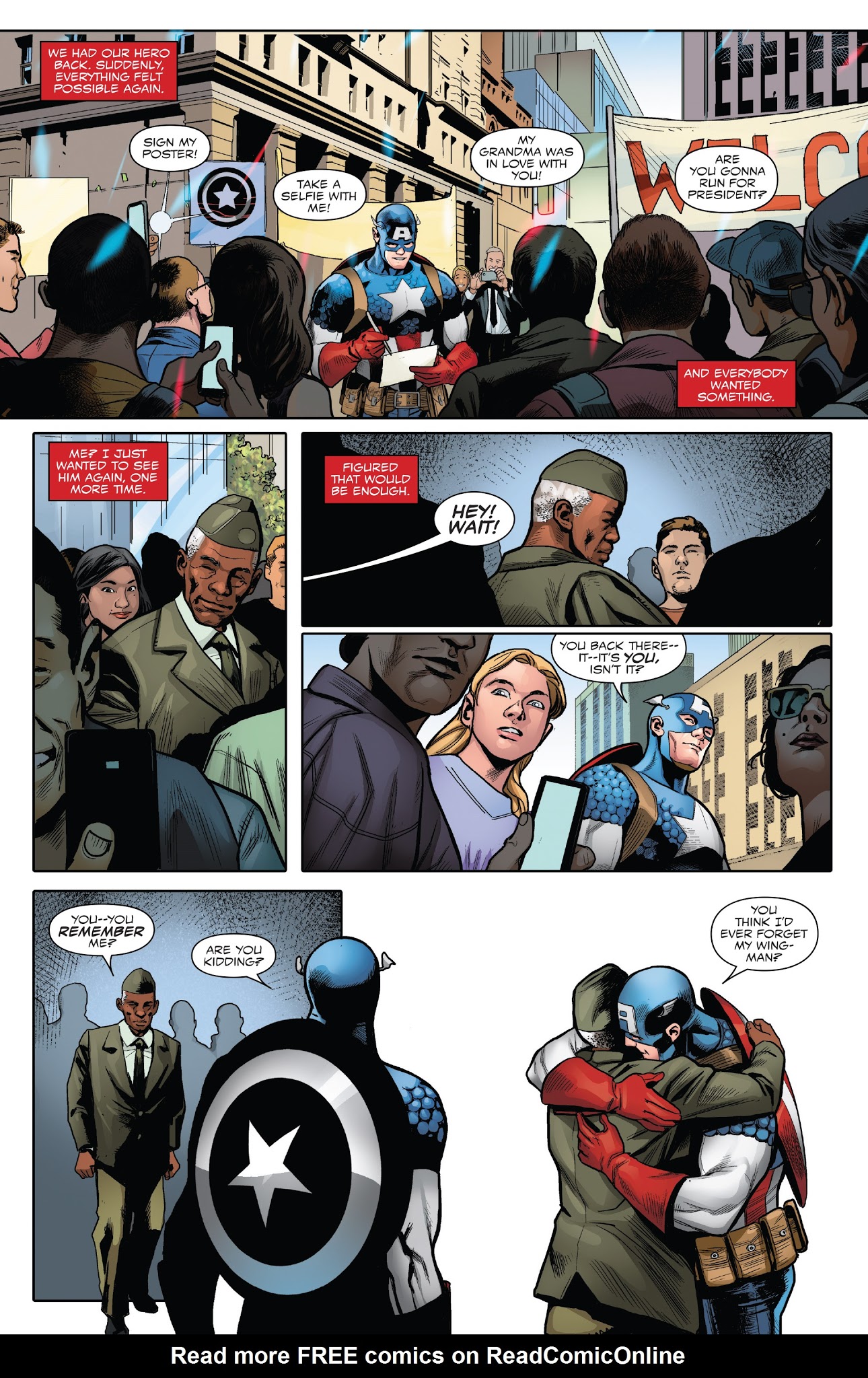 Read online Generations: Sam Wilson Captain America & Steve Rogers Captain America comic -  Issue # Full - 18