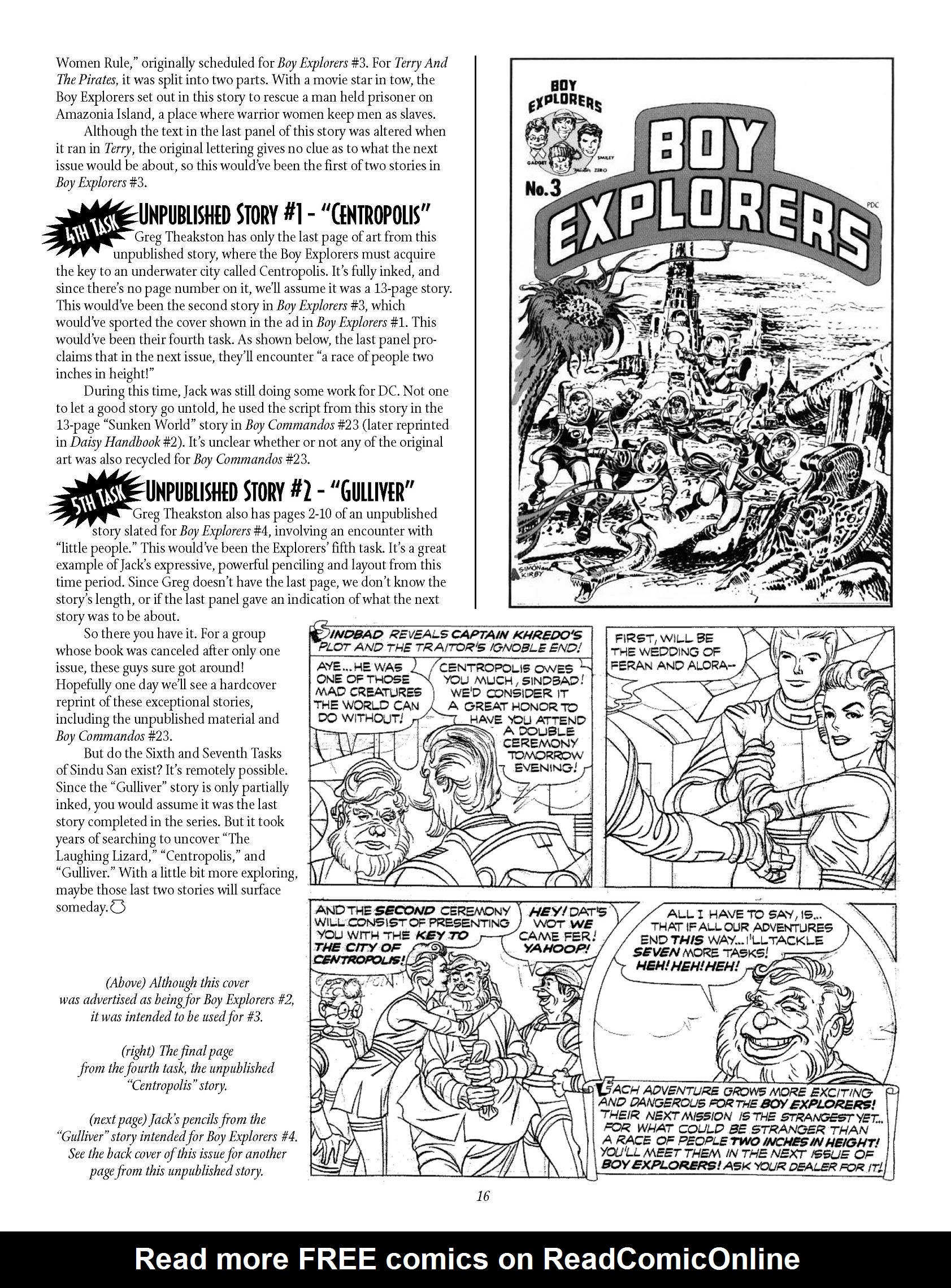 Read online The Jack Kirby Collector comic -  Issue #7 - 16