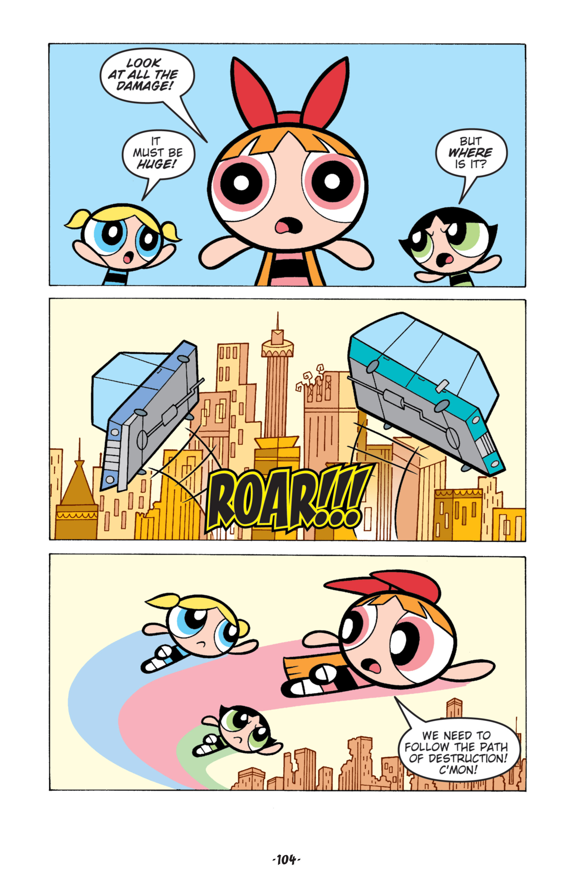 Read online Powerpuff Girls Classics comic -  Issue # TPB 2 - 105