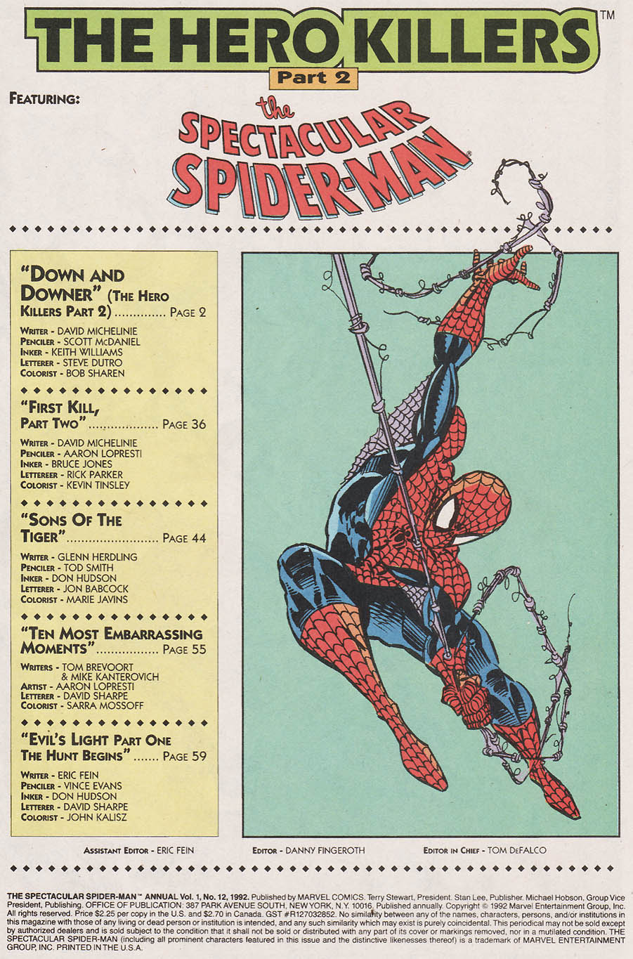 Read online The Spectacular Spider-Man (1976) comic -  Issue # Annual 12 - 2