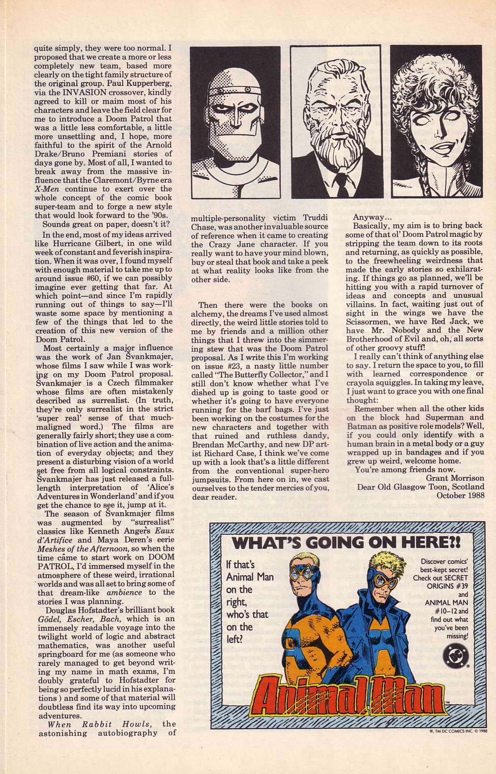 Read online Doom Patrol (1987) comic -  Issue #20 - 29
