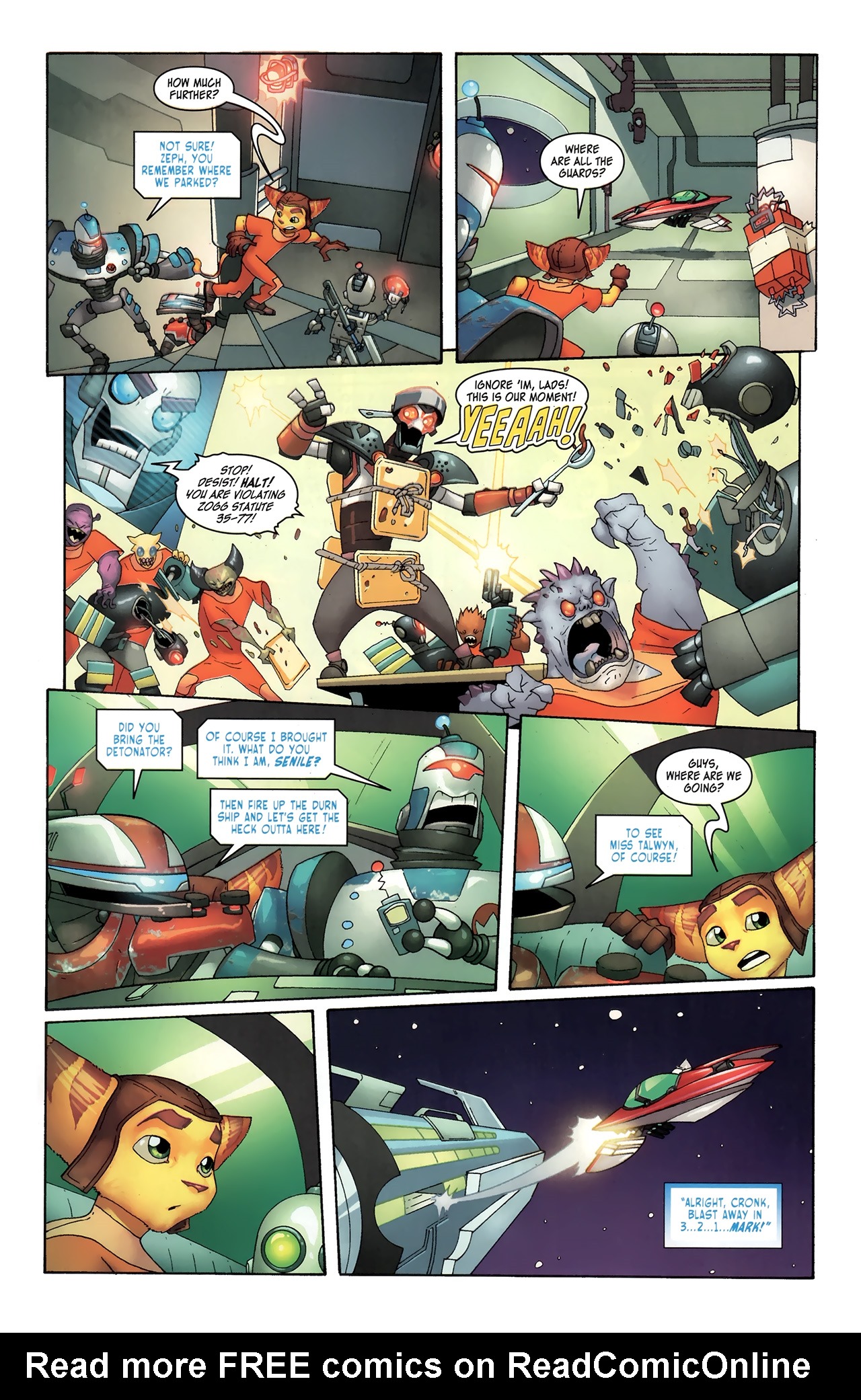 Read online Ratchet & Clank comic -  Issue #2 - 21