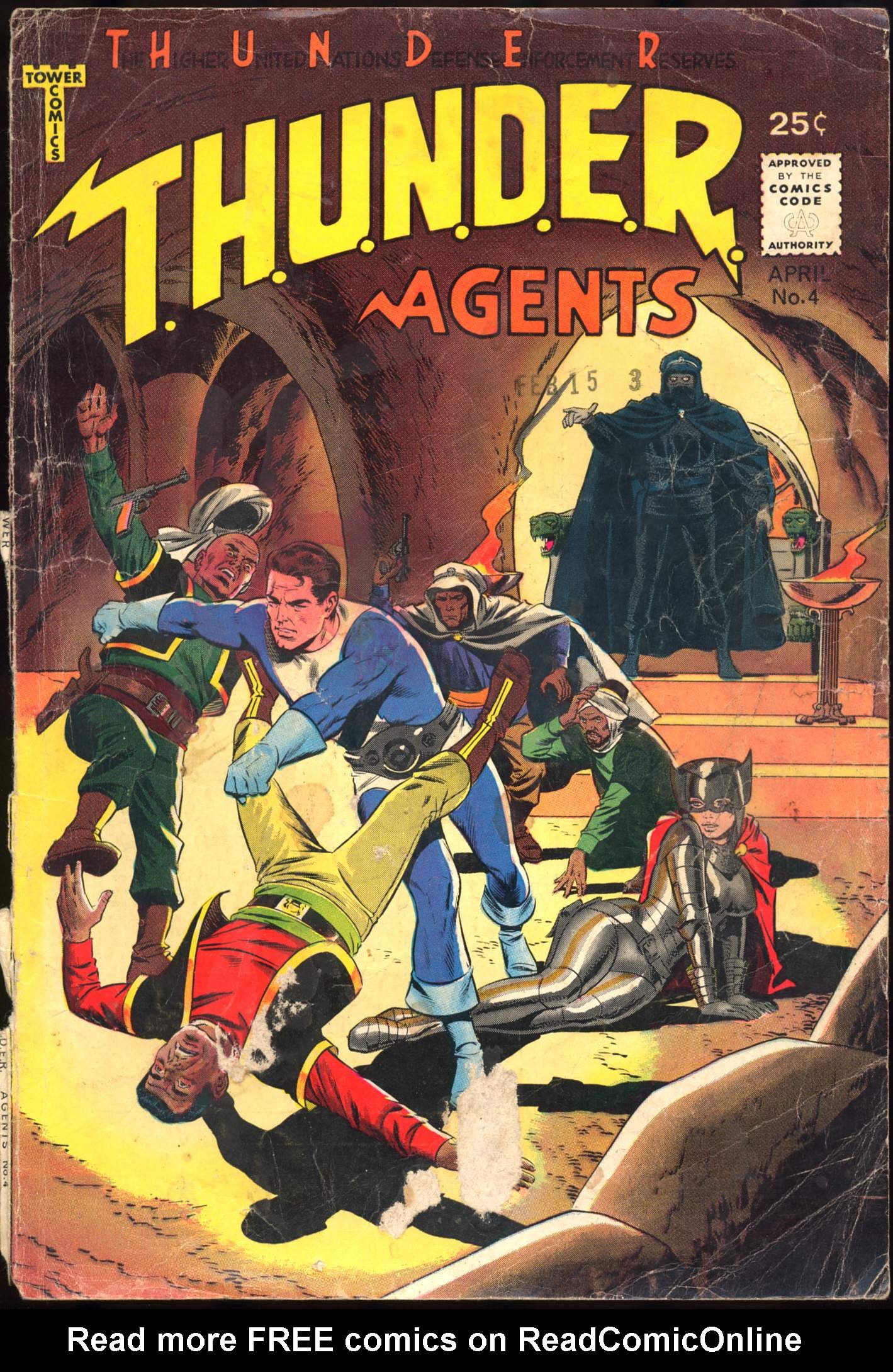 Read online T.H.U.N.D.E.R. Agents (1965) comic -  Issue #4 - 1