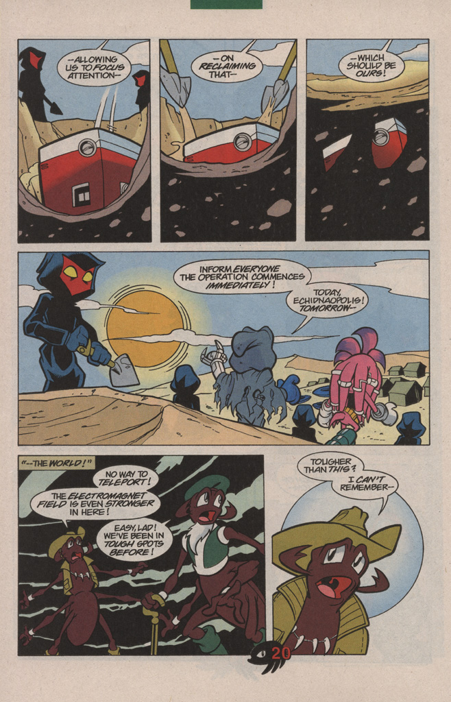 Read online Knuckles the Echidna comic -  Issue #8 - 28