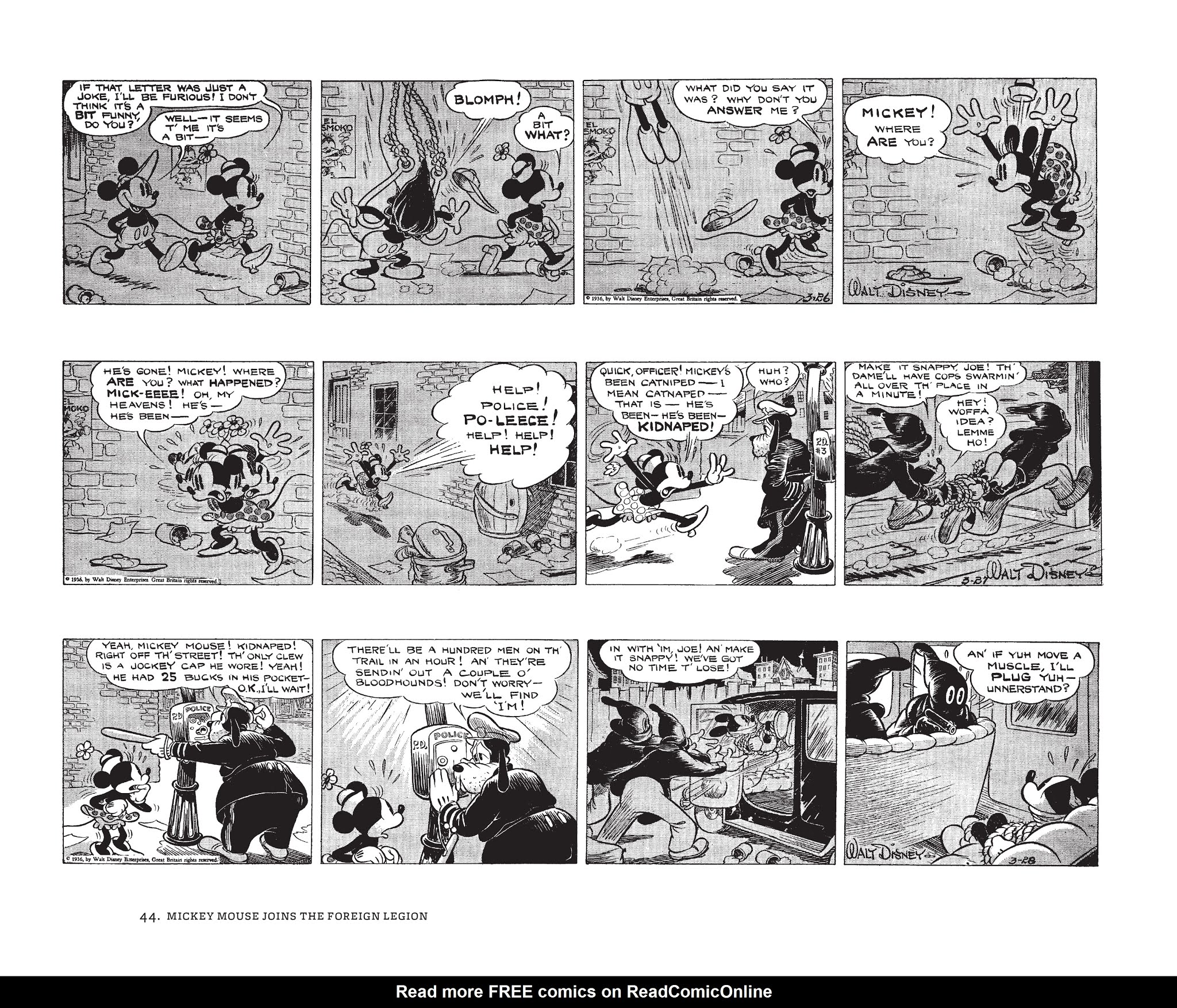Read online Walt Disney's Mickey Mouse by Floyd Gottfredson comic -  Issue # TPB 4 (Part 1) - 44