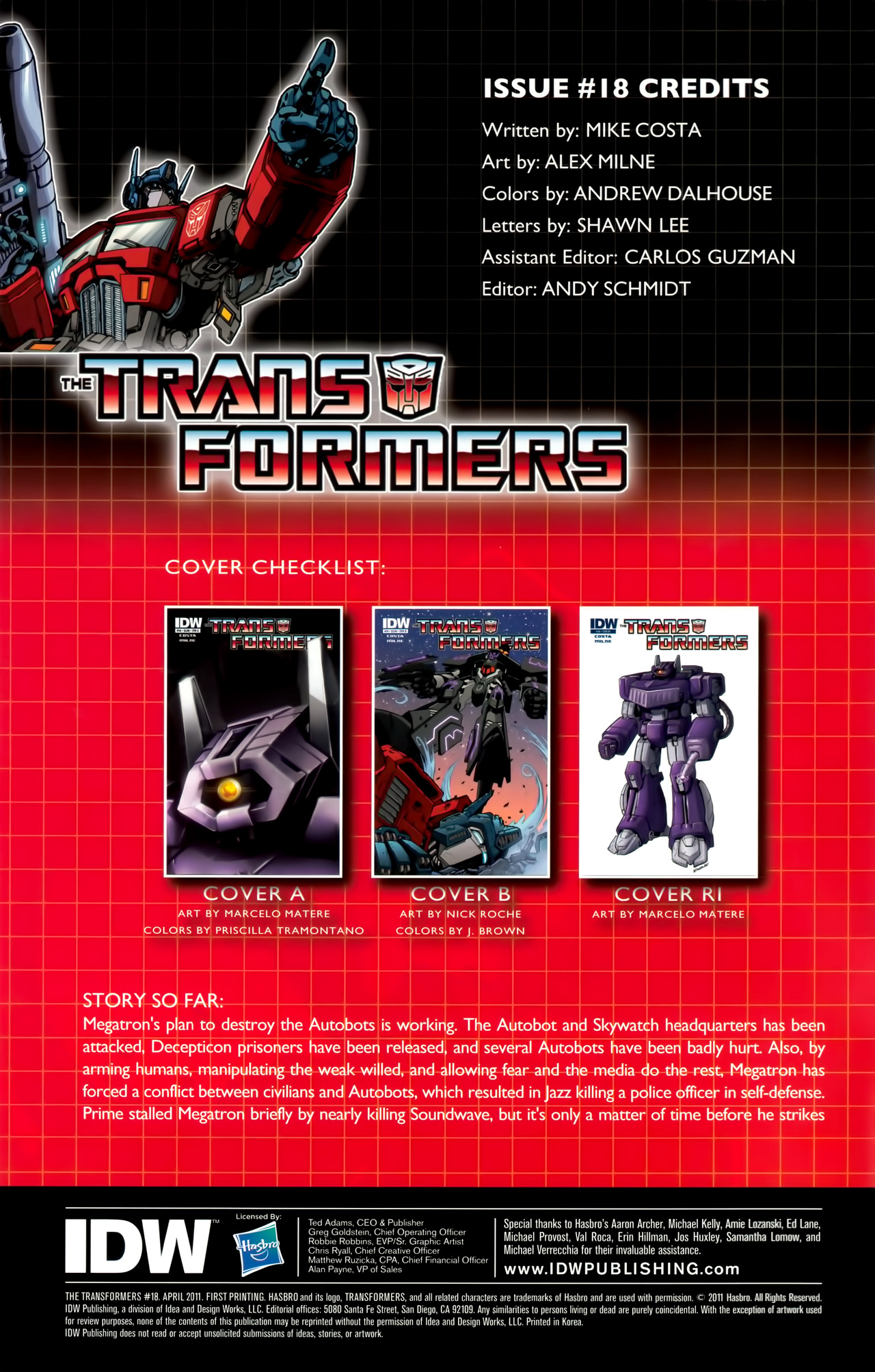 Read online The Transformers (2009) comic -  Issue #18 - 3