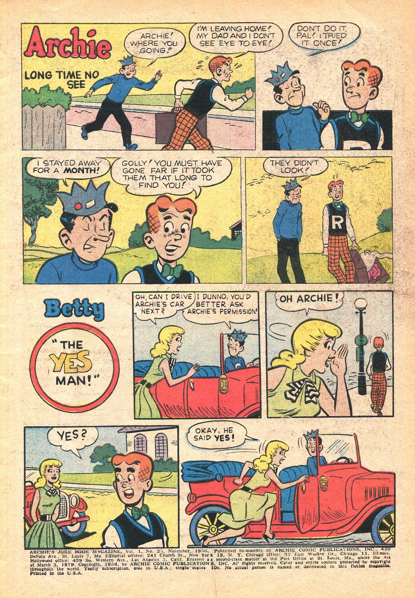 Read online Archie's Joke Book Magazine comic -  Issue #25 - 3